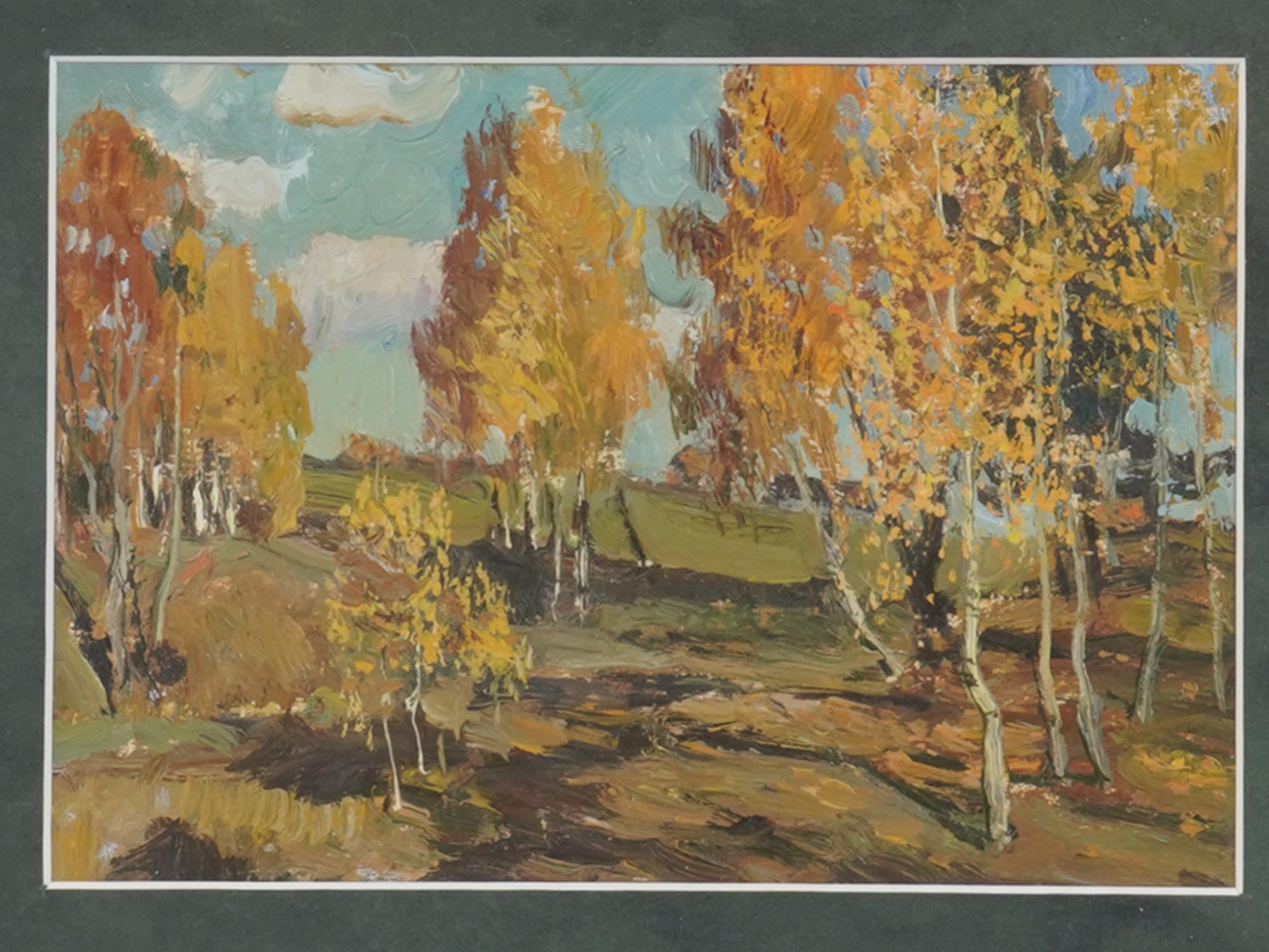 RUSSIAN LANDSCAPE OIL PAINTING BY GERMAN TATARINOV PIC-1