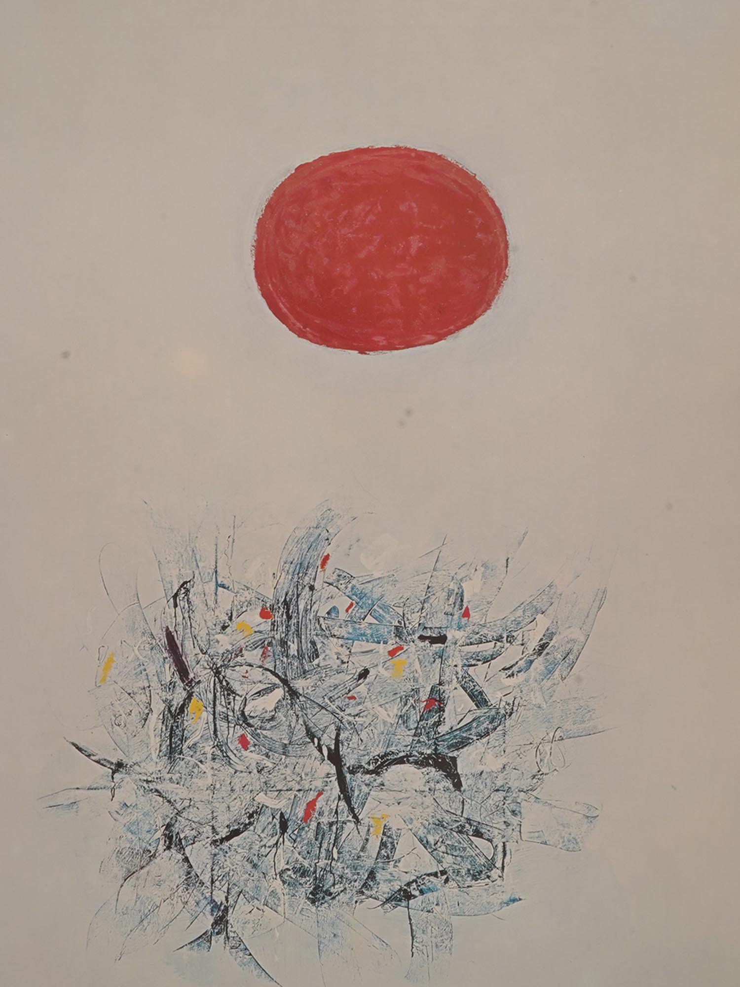 ABSTRACT AMERICAN LITHOGRAPH BY ADOLPH GOTTLIEB PIC-1