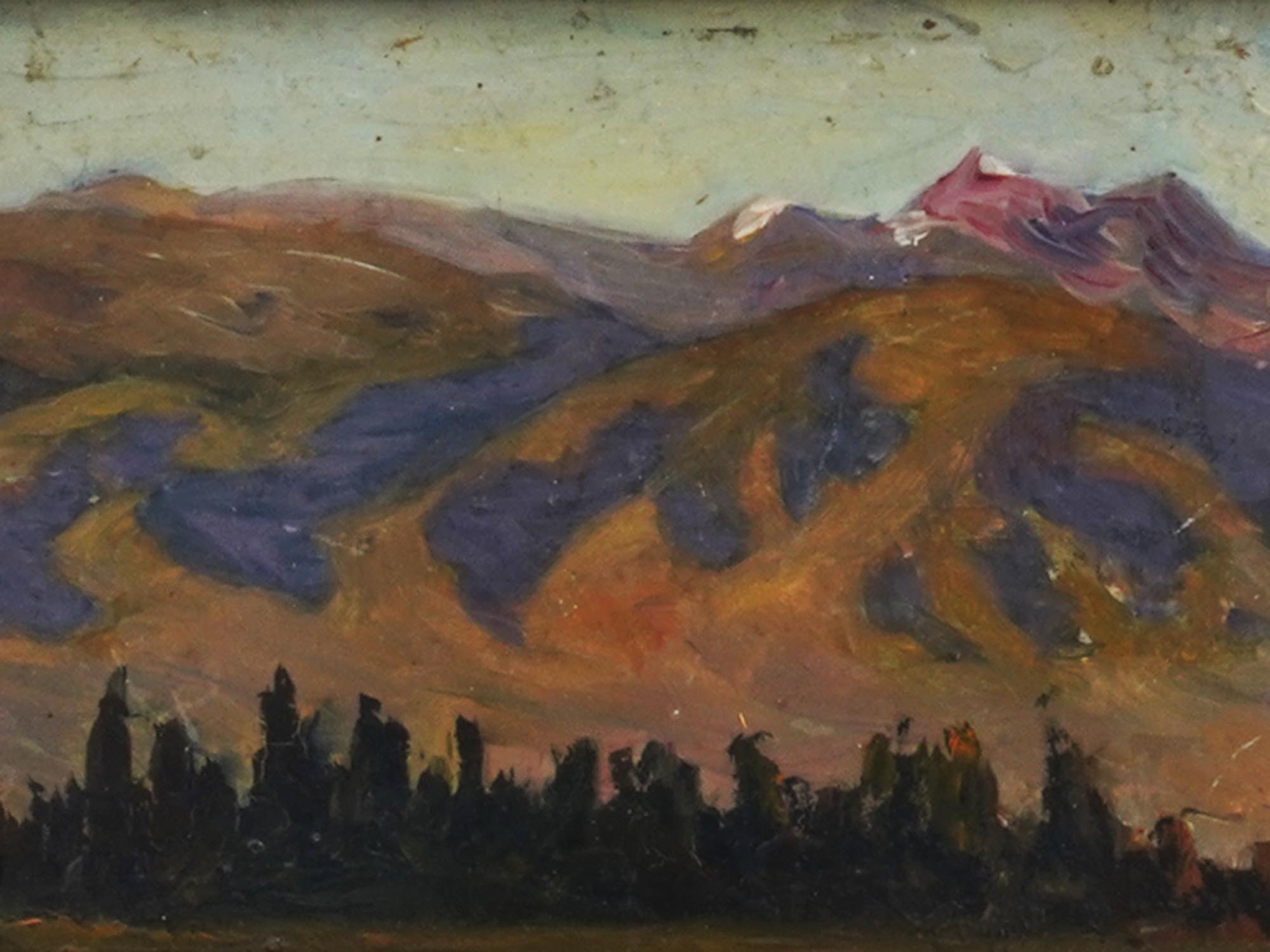 RUSSIAN LANDSCAPE PAINTING BY SVETOSLAV ROERICH PIC-2