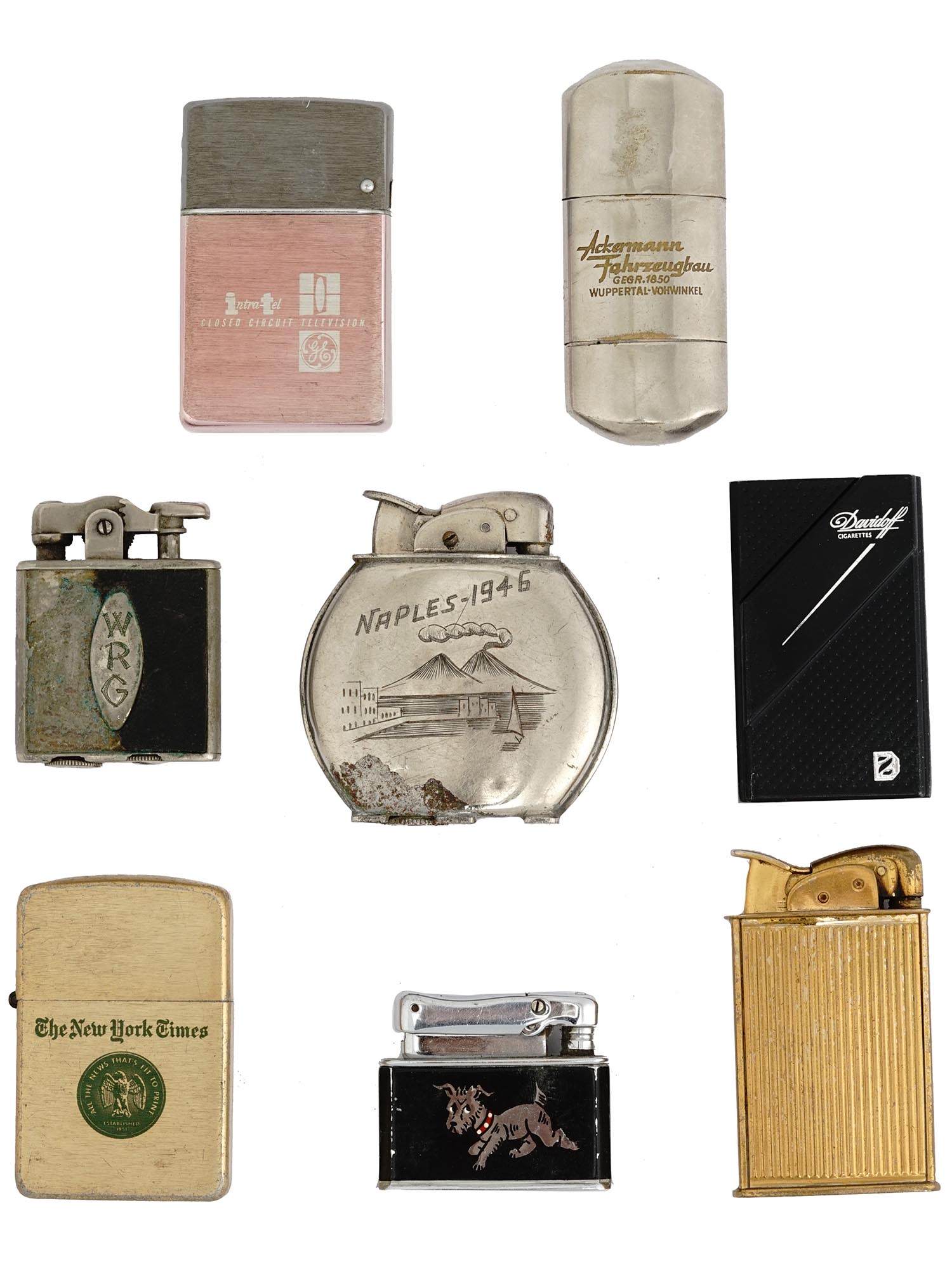 MID CENT POCKET LIGHTERS INTRA TEL NEW YORK TIMES PIC-1
