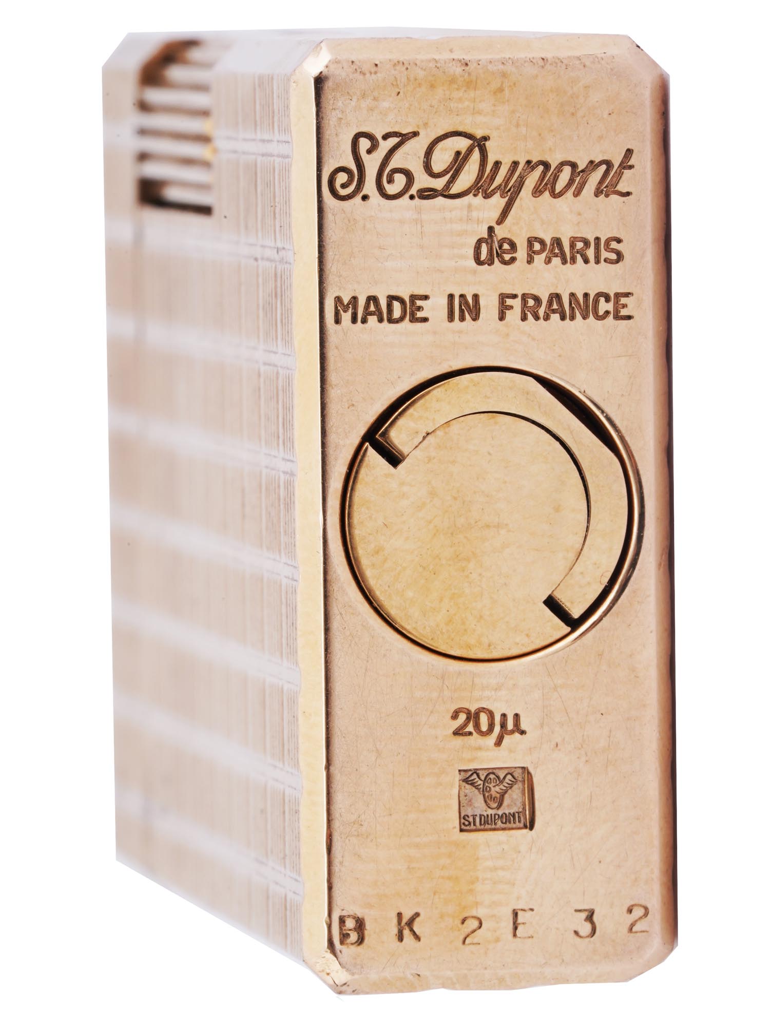 FRENCH ST DUPONT PARIS LIGHTER WITH ORIGINAL CASE PIC-3