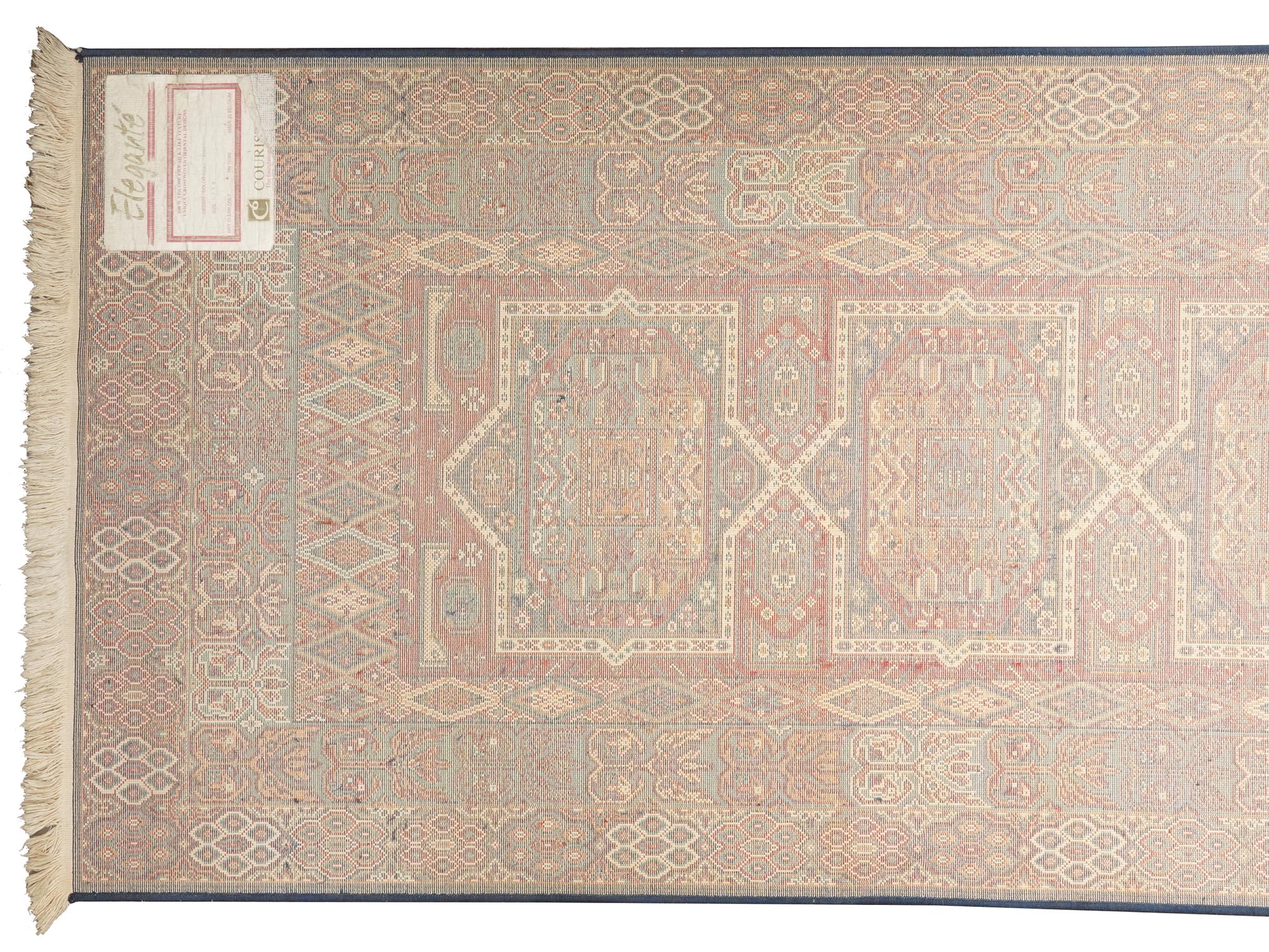 ORIENTAL RED CROSSWOVEN AREA RUG BY COURISTAN PIC-3