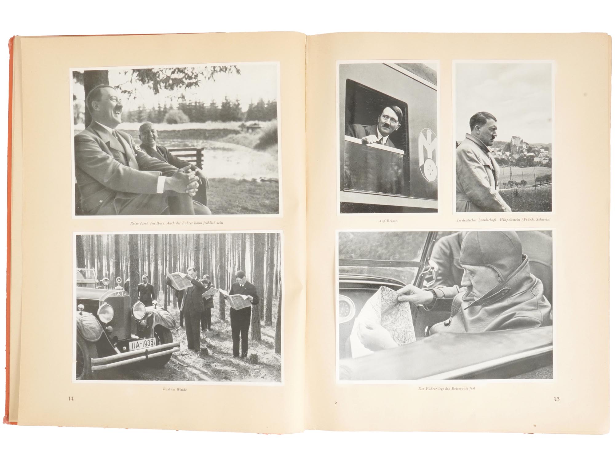 1936 NAZI GERMAN PHOTO ALBUM LIFE OF ADOLF HITLER PIC-6