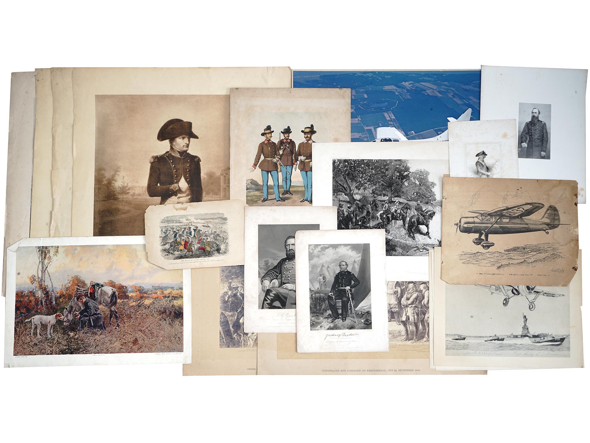 ANTIQUE AND VINTAGE MILITARY PRINTS AND PORTRAITS PIC-0