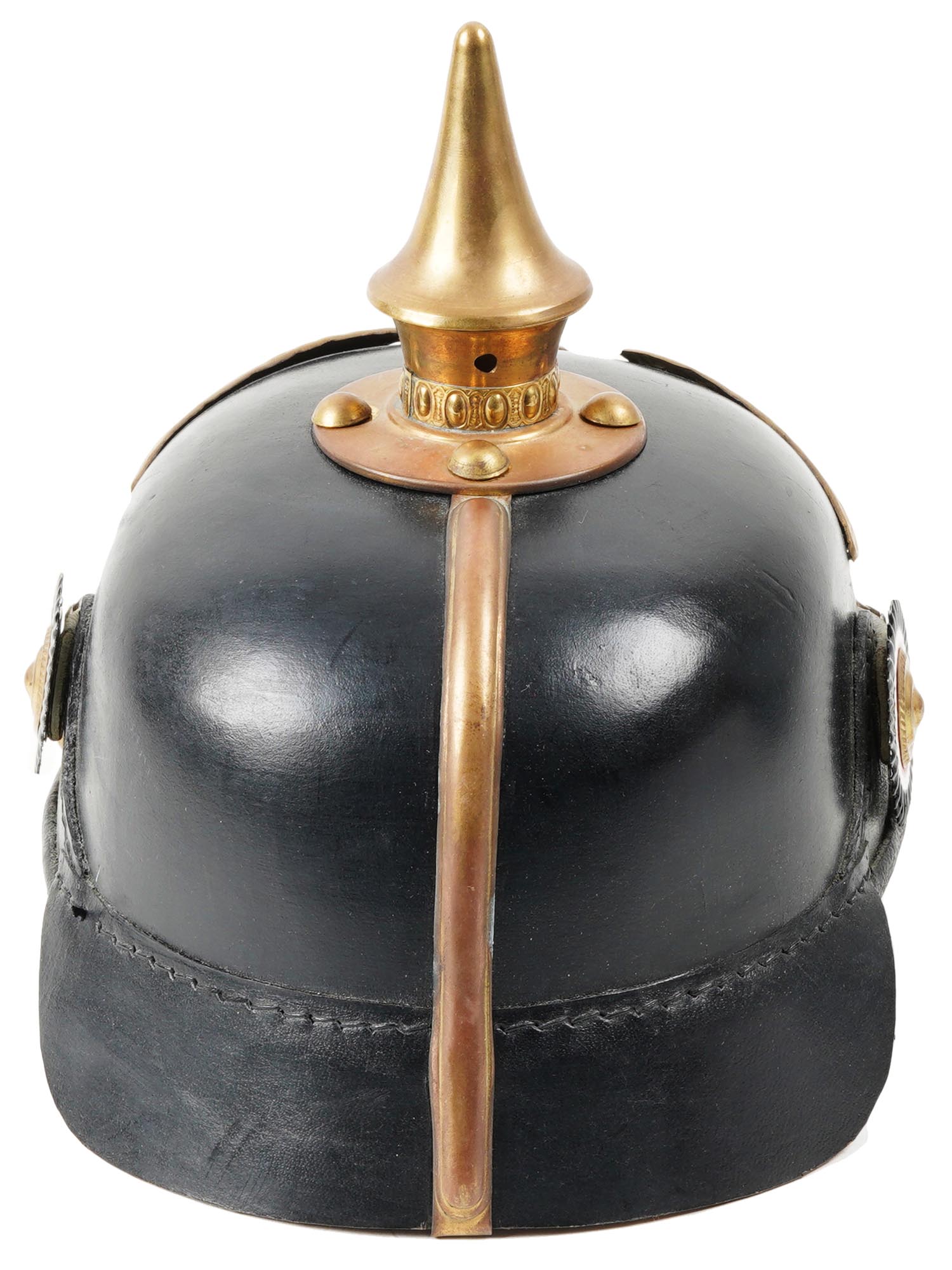 WWI GERMAN PRUSSIAN PICKELHAUBE SPIKED HELMET PIC-3