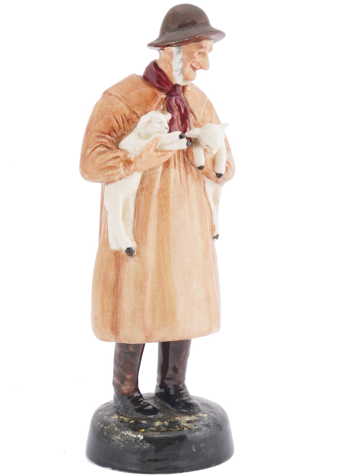 ENGLISH ROYAL DOULTON LAMBING PORCELAIN FIGURINE PIC-0