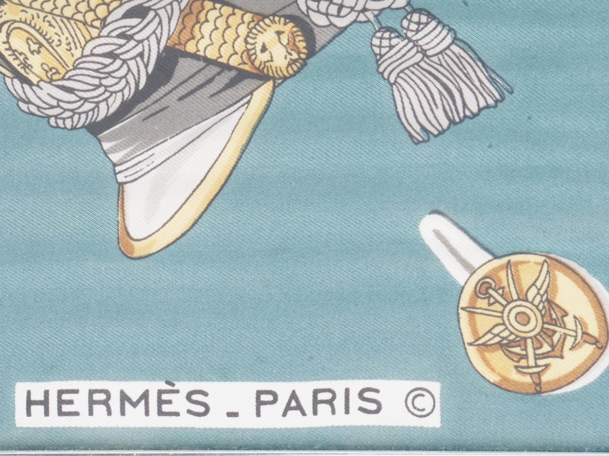 1965 CARRE SILK SCARF BY HUGO GRYGKAR FOR HERMES PIC-2