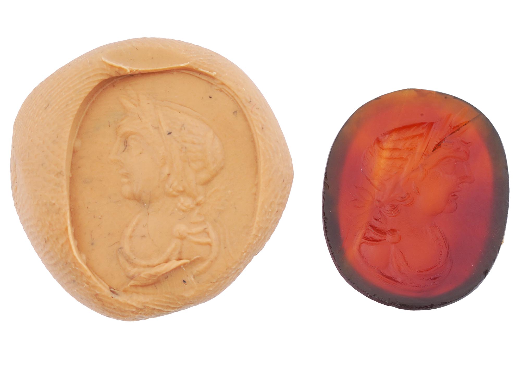 ANCIENT ROMAN GLASS AND CARNELIAN INTAGLIO SEALS PIC-6