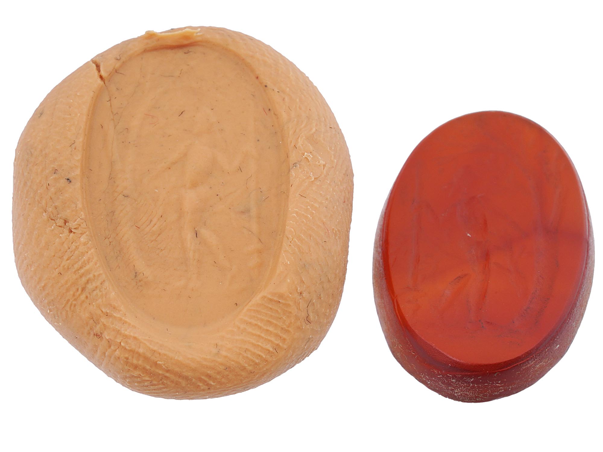 ANCIENT ROMAN GLASS AND CARNELIAN INTAGLIO SEALS PIC-7