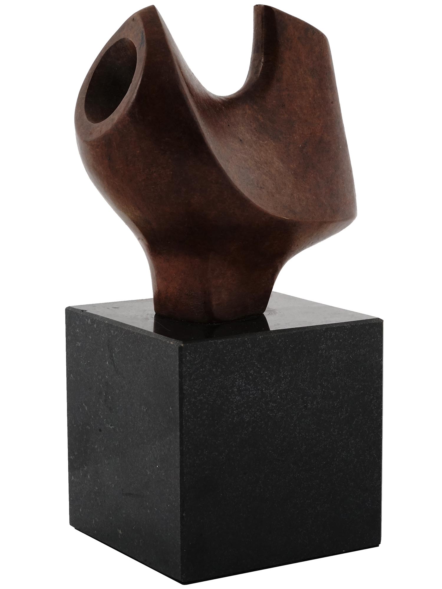 USA ABSTRACT BRONZE SCULPTURE BY GILBERT FRANKLIN PIC-0