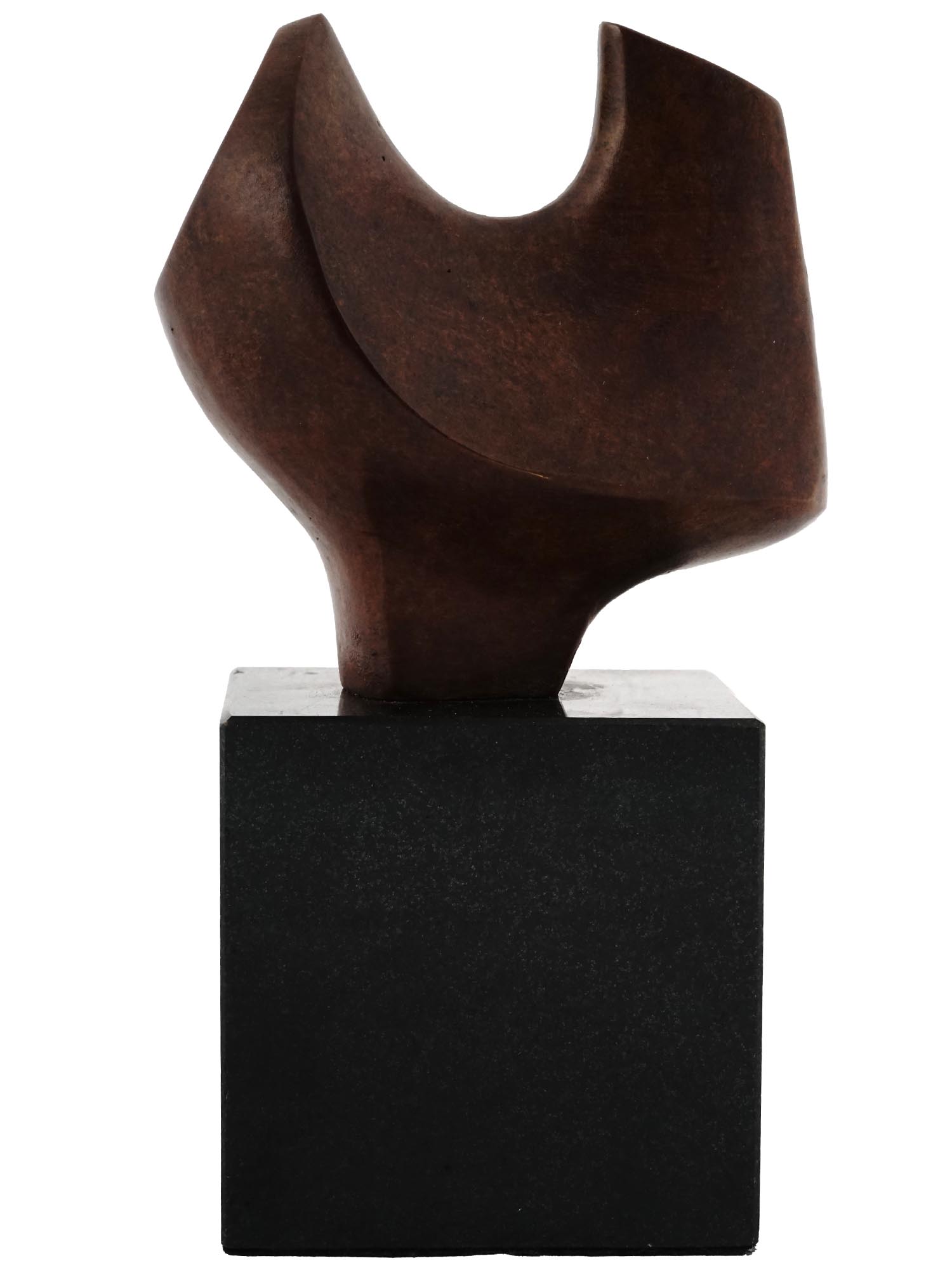 USA ABSTRACT BRONZE SCULPTURE BY GILBERT FRANKLIN PIC-1