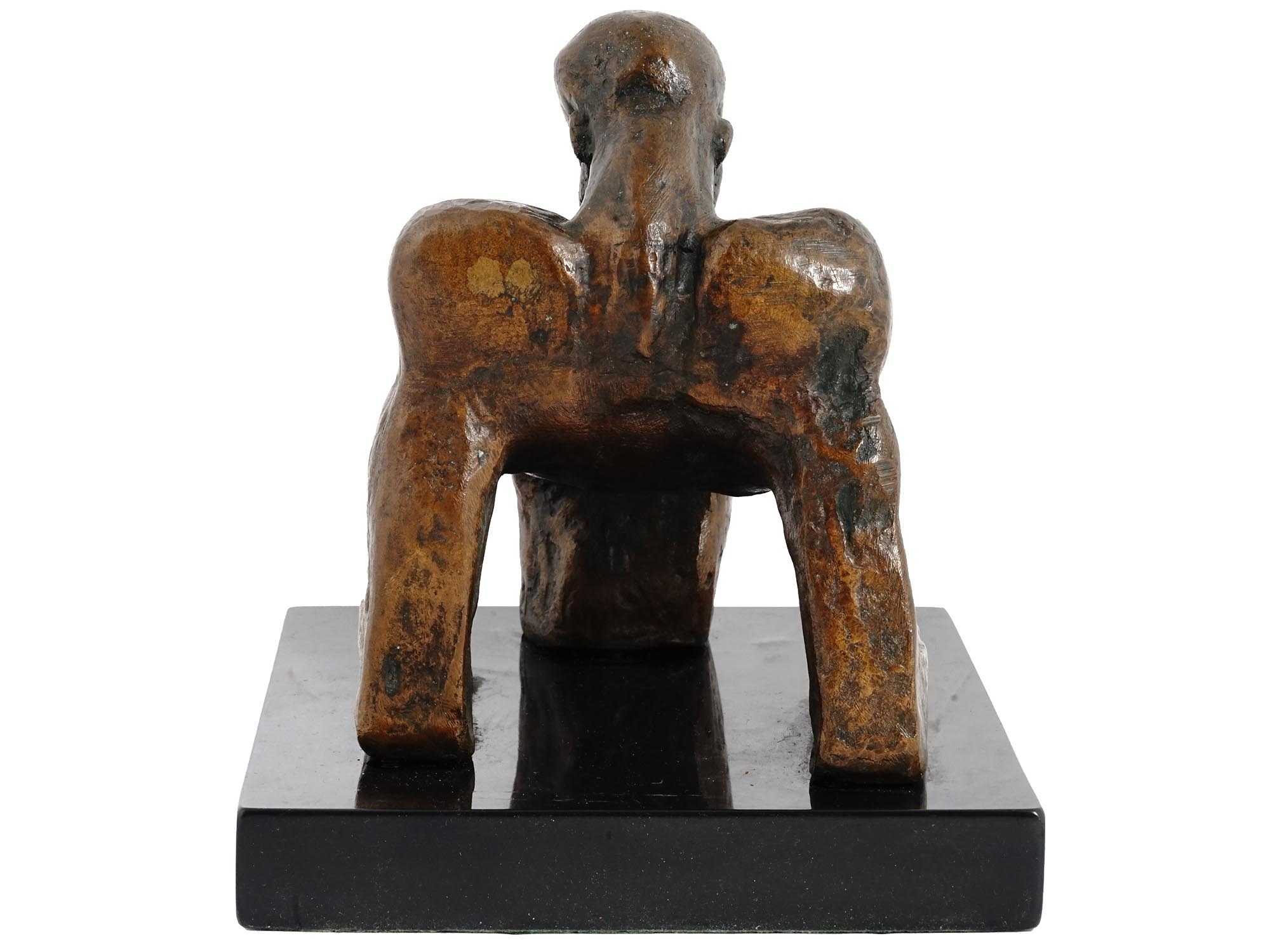 RUSSIAN BRONZE MALE SCULPTURE BY ERNST NEIZVESTNY PIC-2