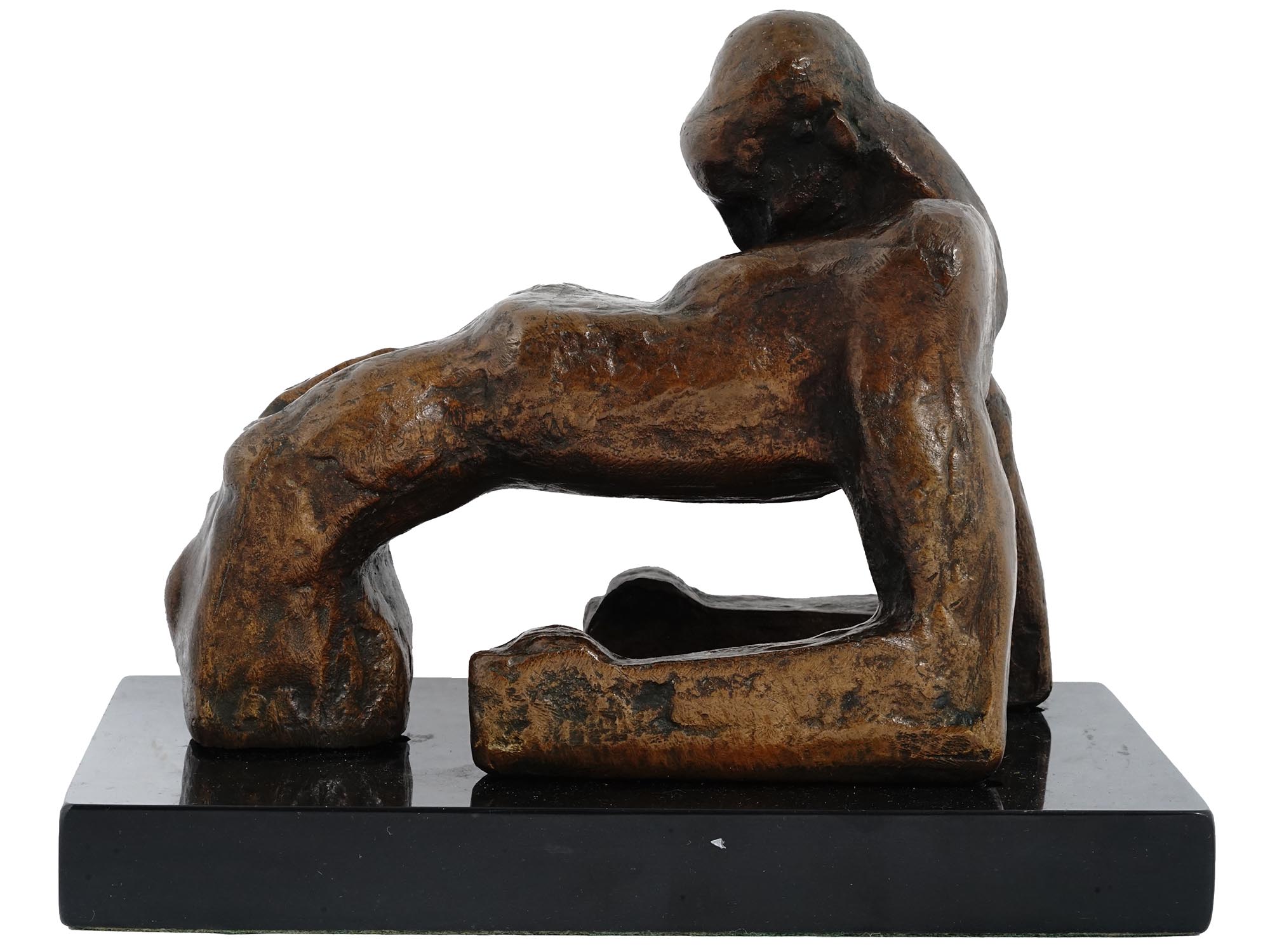 RUSSIAN BRONZE MALE SCULPTURE BY ERNST NEIZVESTNY PIC-1