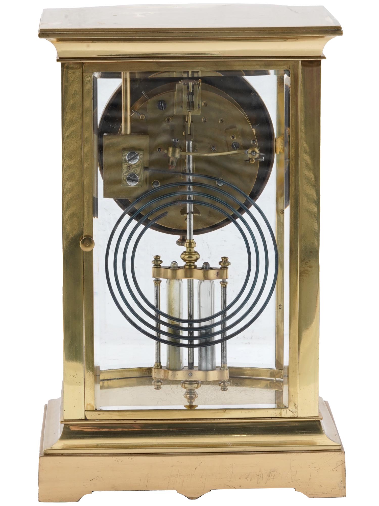 ANTIQUE FRENCH CLOISONNE REGULATOR CLOCK C. 1900 PIC-2