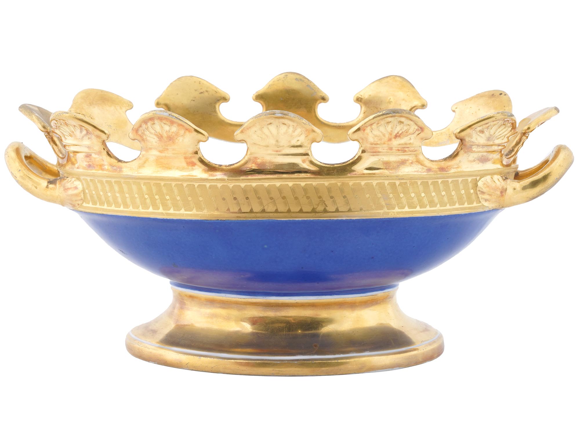 RUSSIAN EMPIRE PORCELAIN BOWL FOR EUROPEAN MARKET PIC-0