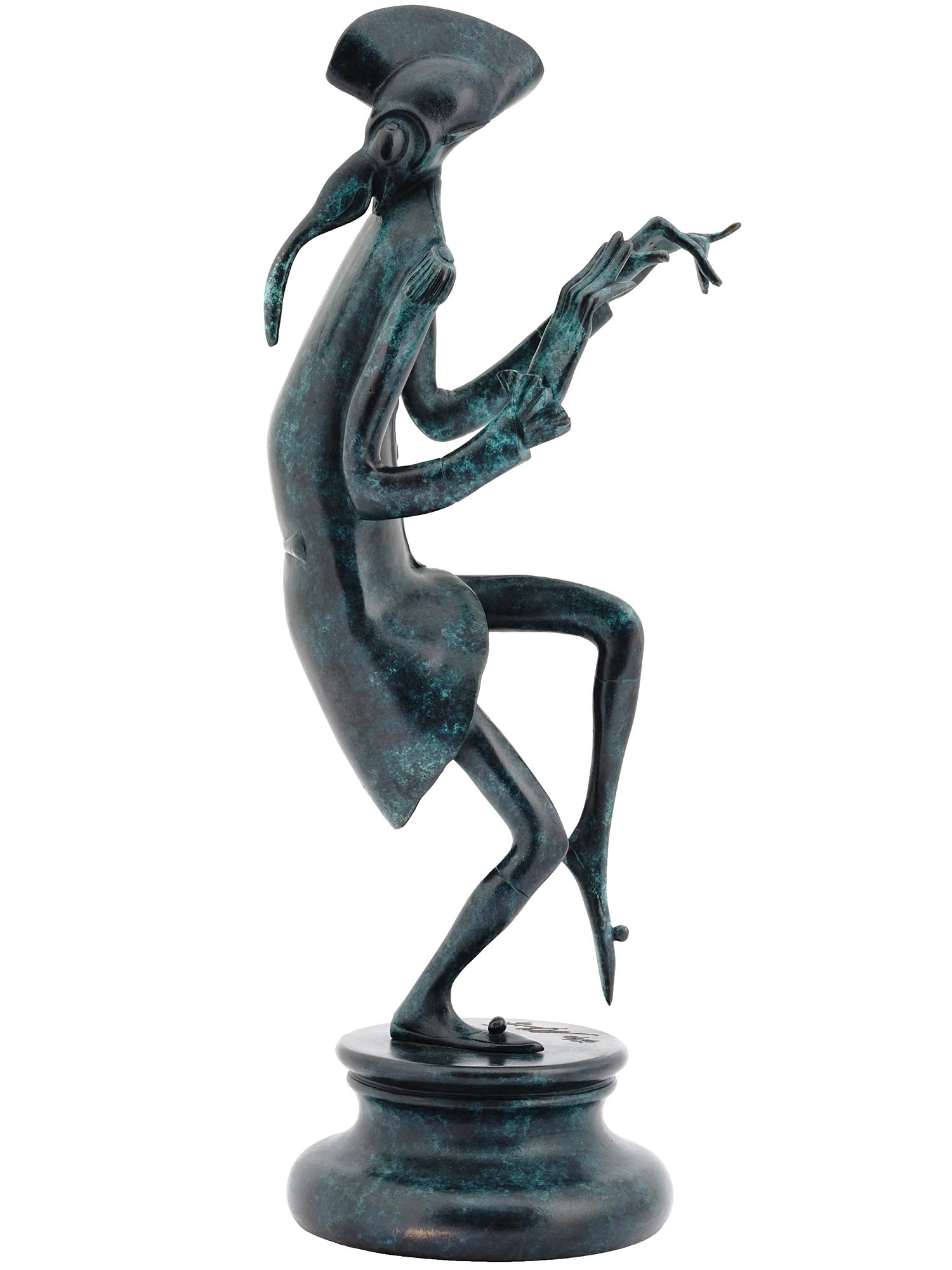 RUSSIAN PATINA BRONZE FIGURE BY MIHAIL CHEMIAKIN PIC-0