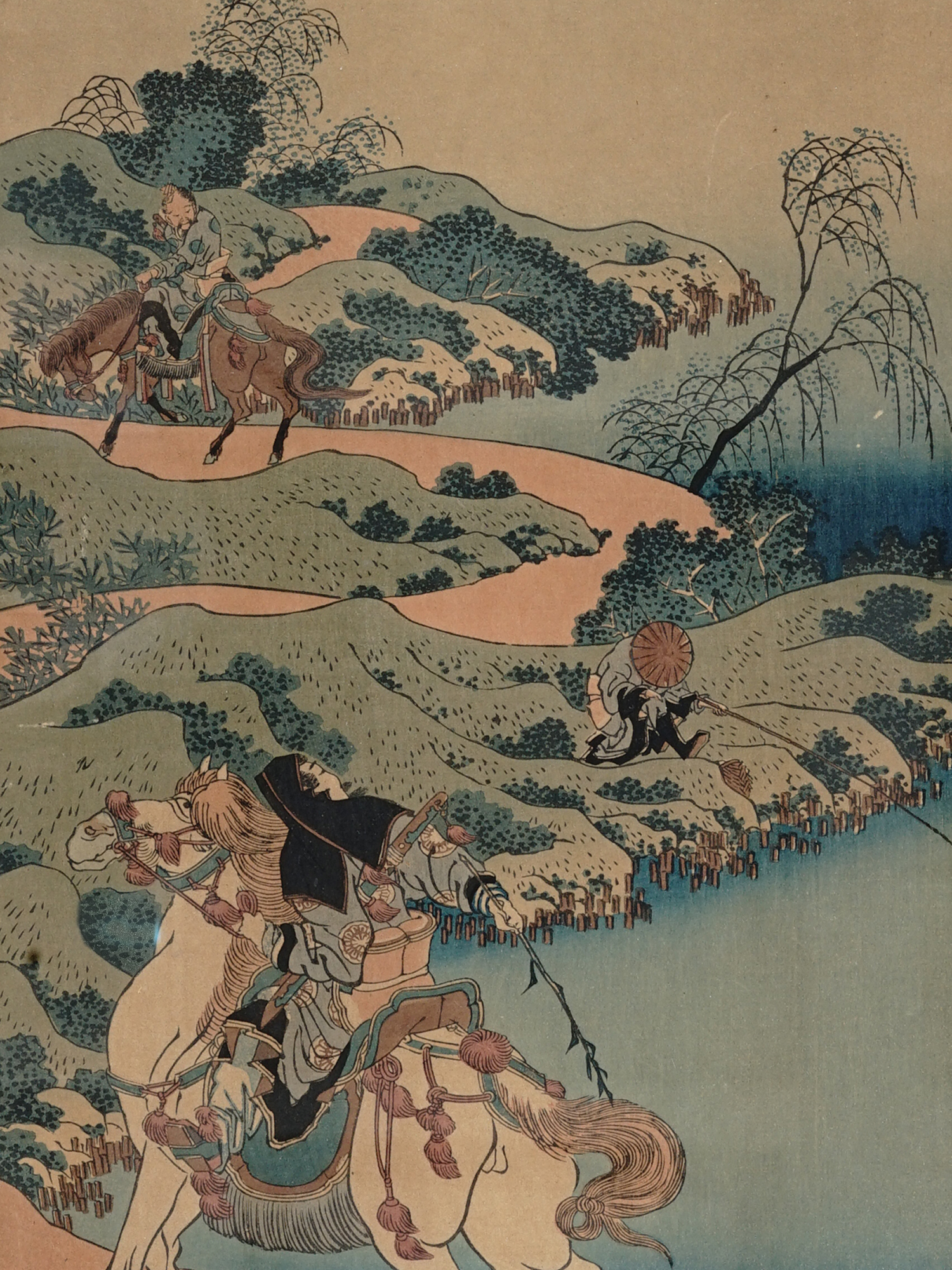 JAPANESE WOODBLOCK SHONENKO BY KATSUSHIKA HOKUSAI PIC-1