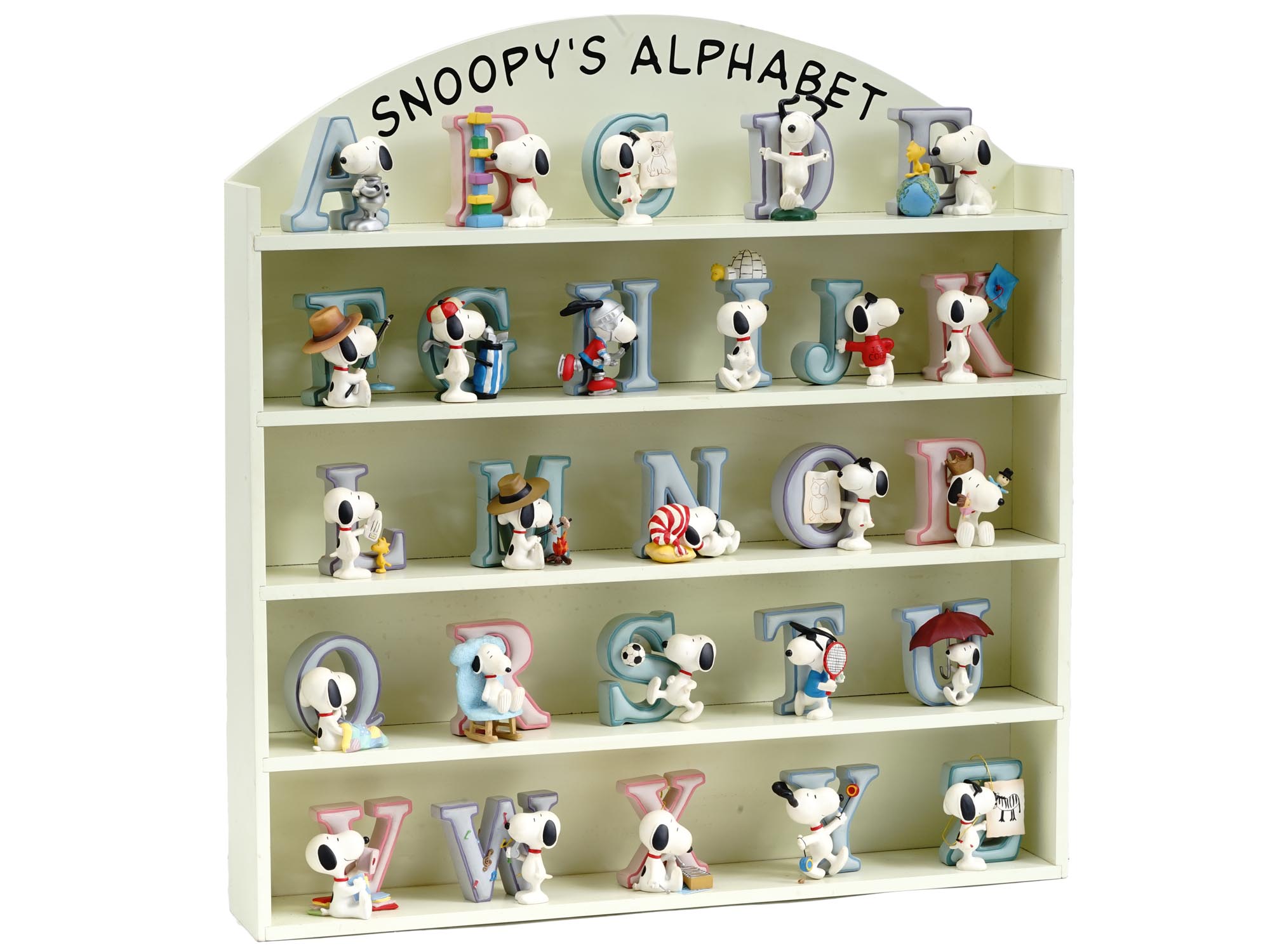 SNOOPY ALPHABET FROM A TO Z BY WESTLAND GIFTWARE PIC-0