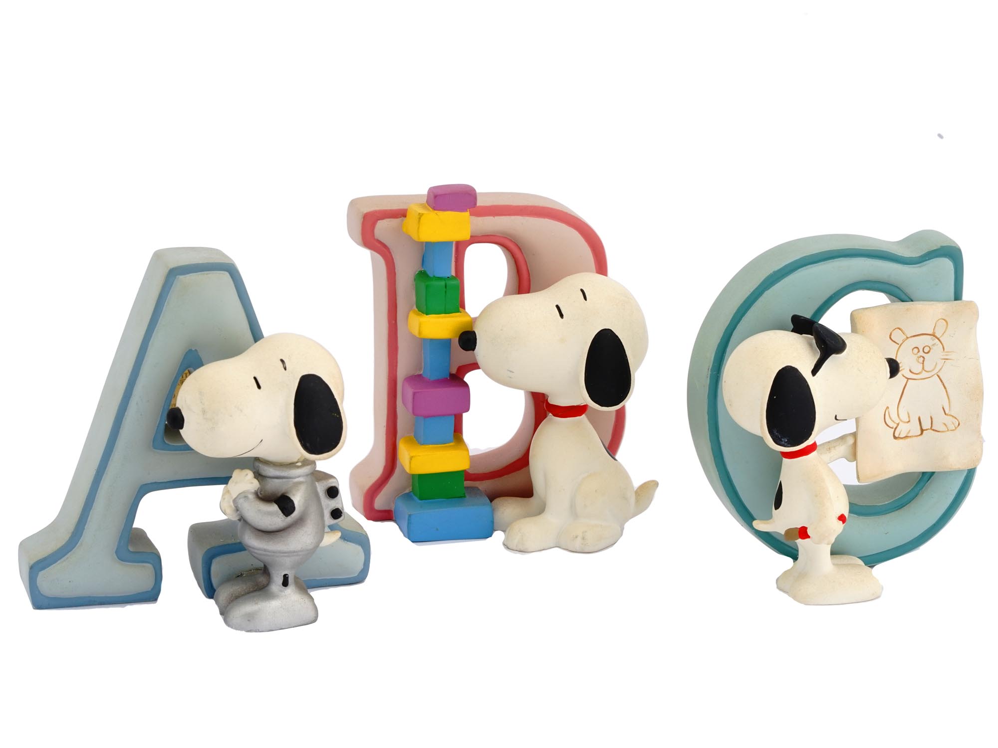 SNOOPY ALPHABET FROM A TO Z BY WESTLAND GIFTWARE PIC-1