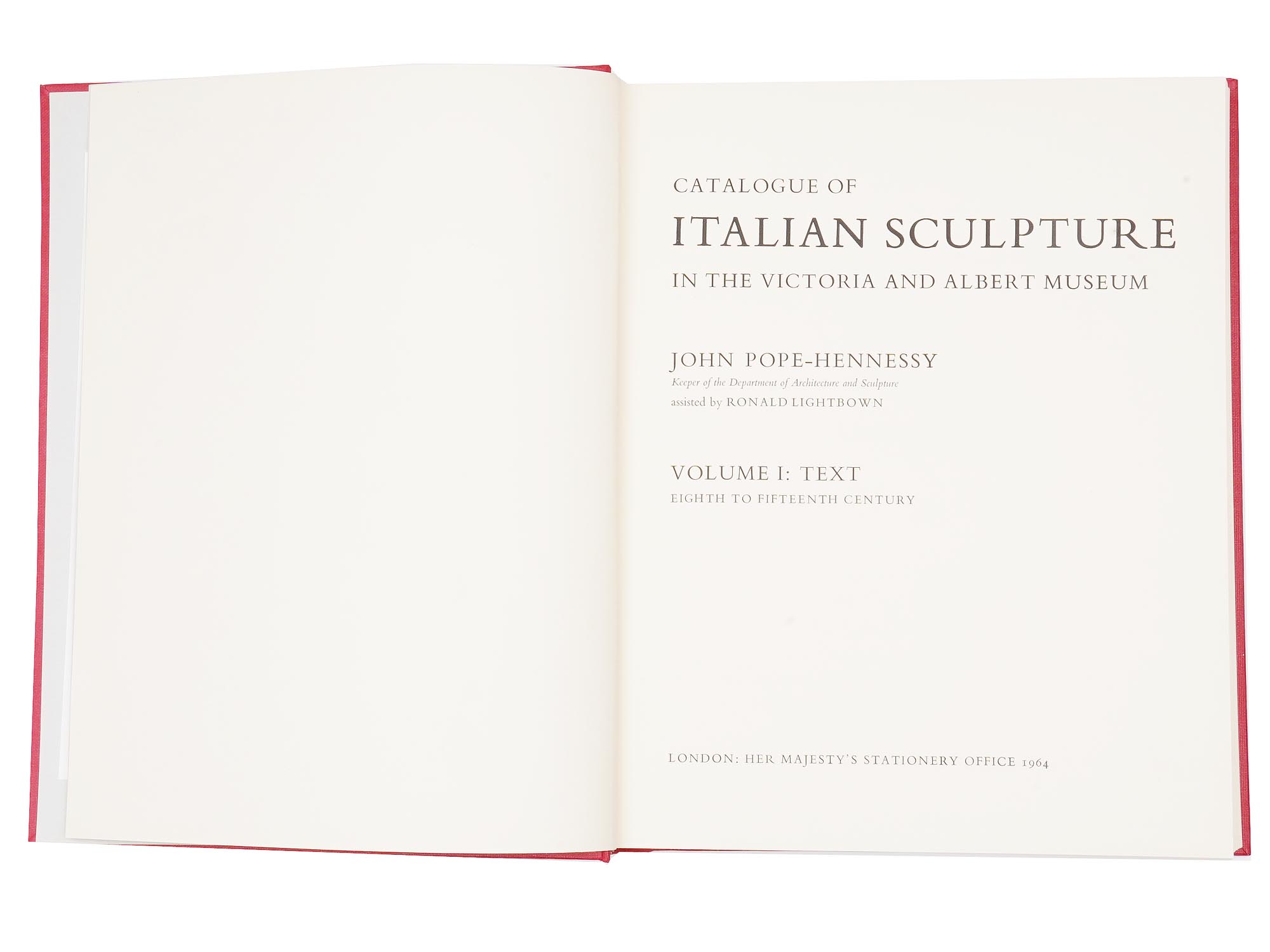 ITALIAN SCULPTURE BOOK SET BY JOHN POPE-HENNESSY PIC-2