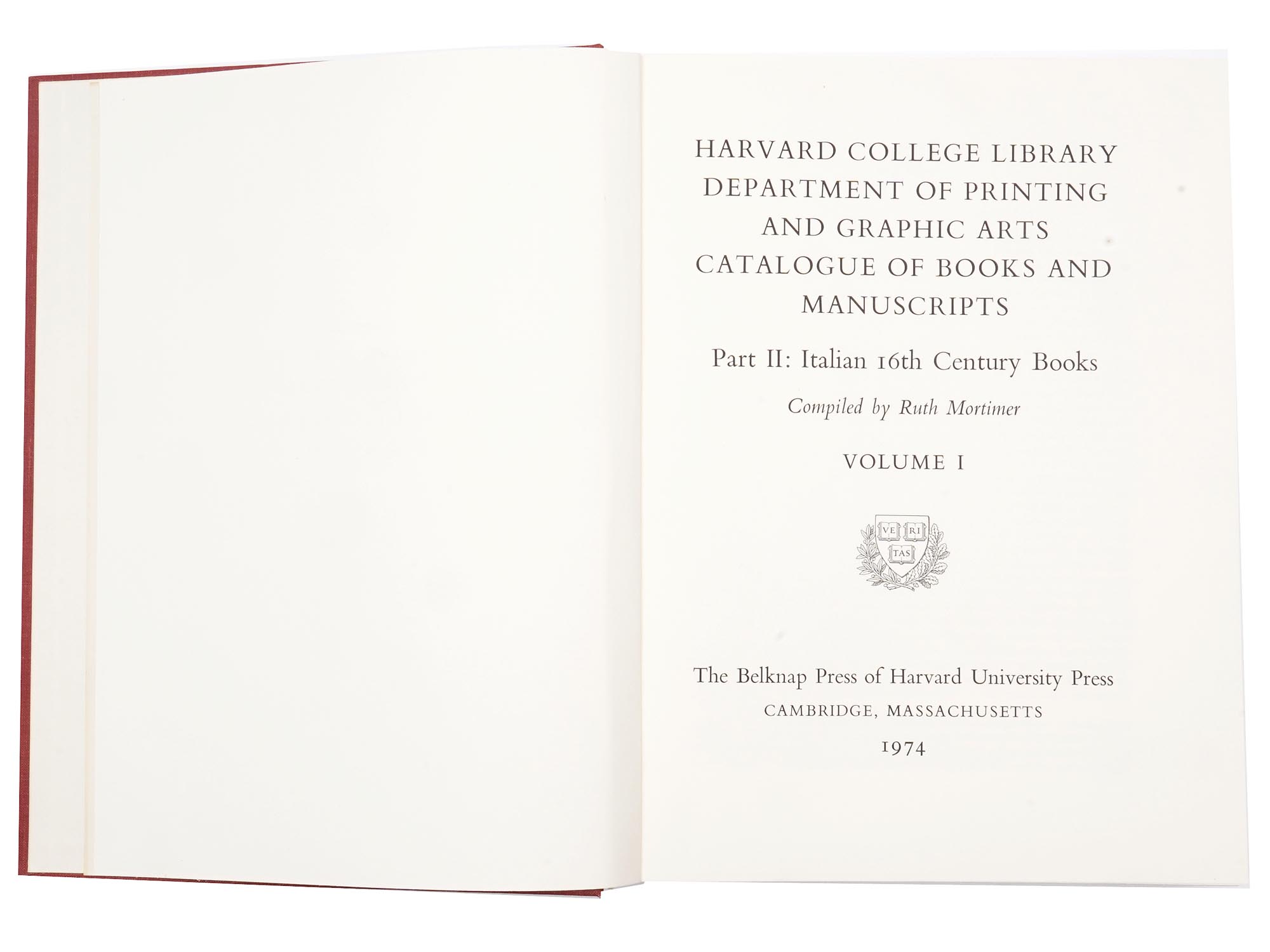 HARVARD LIBRARY PRINTING AND GRAPHIC ARTS BOOKS PIC-3