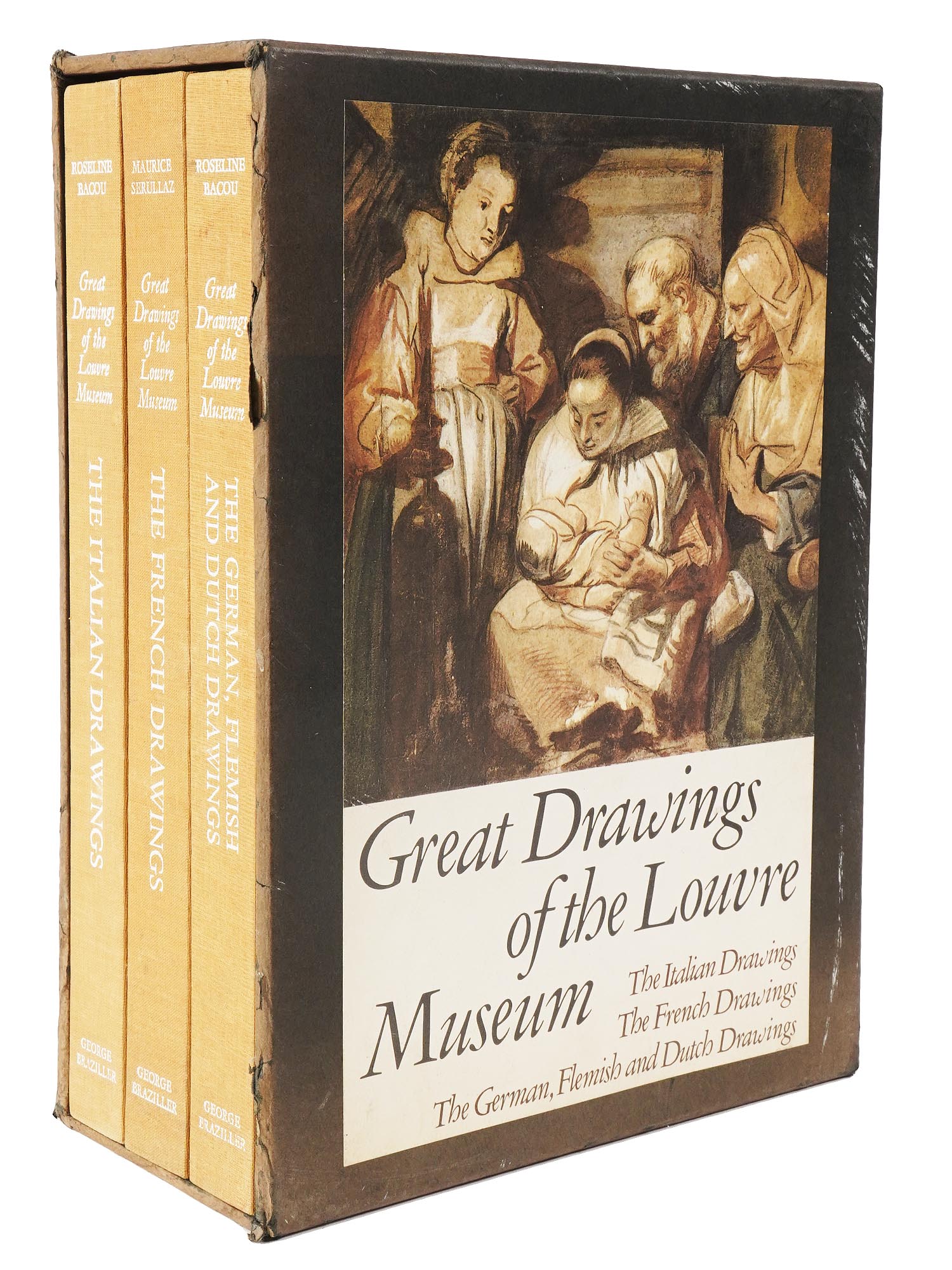 GREAT DRAWINGS OF THE LOUVRE MUSEUM FULL BOOK SET