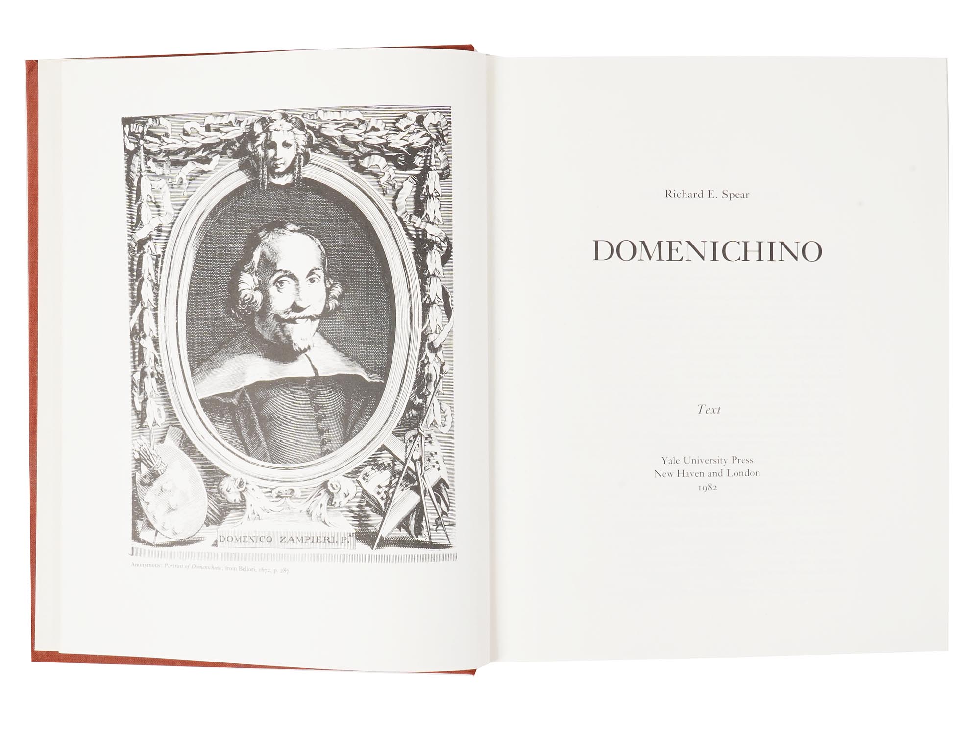 ITALIAN ART BOOKS DOMENICHINO BY RICHARD SPEAR PIC-1