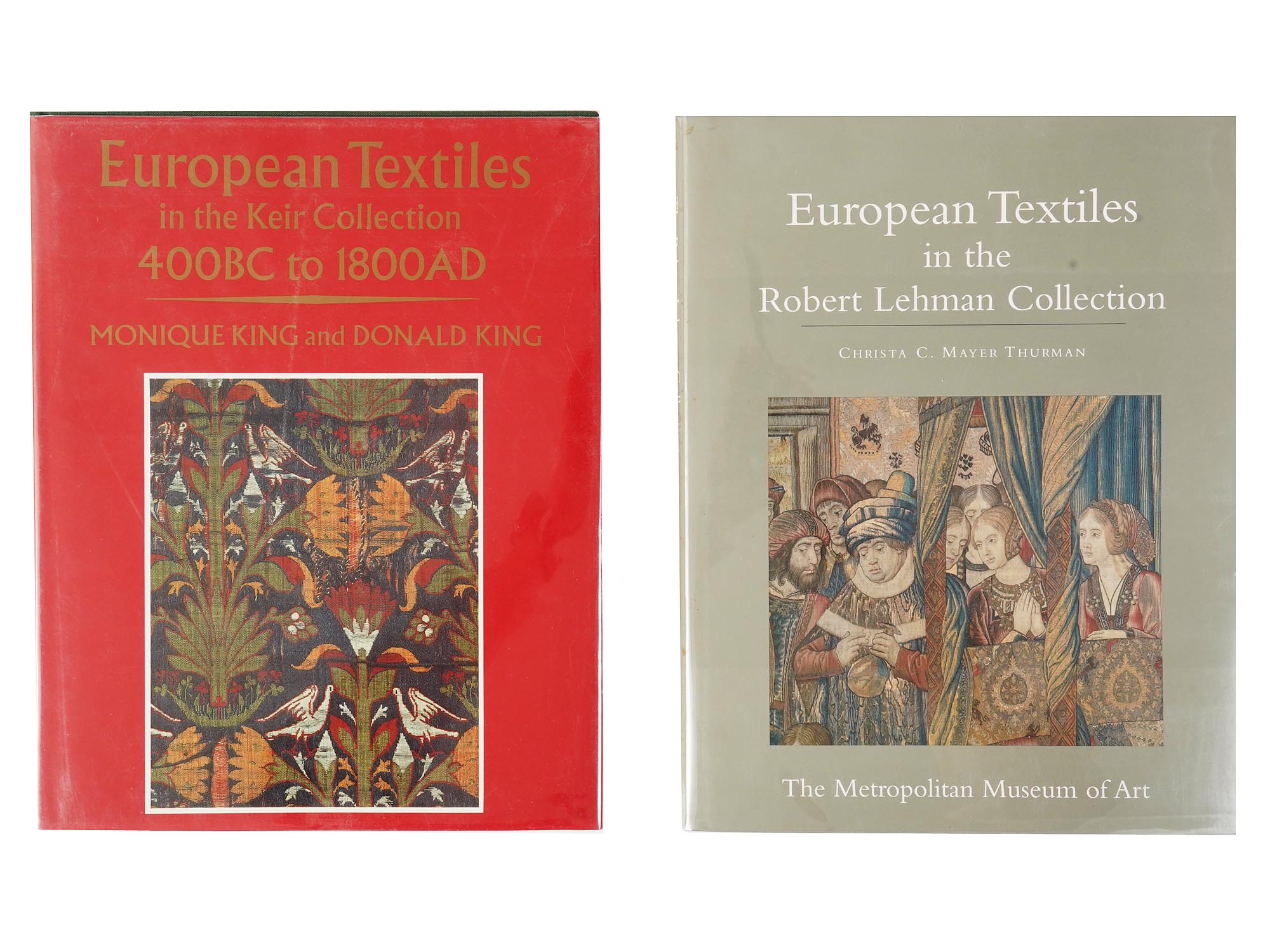 COLLECTION OF BOOKS ABOUT EUROPEAN TEXTILES PIC-0