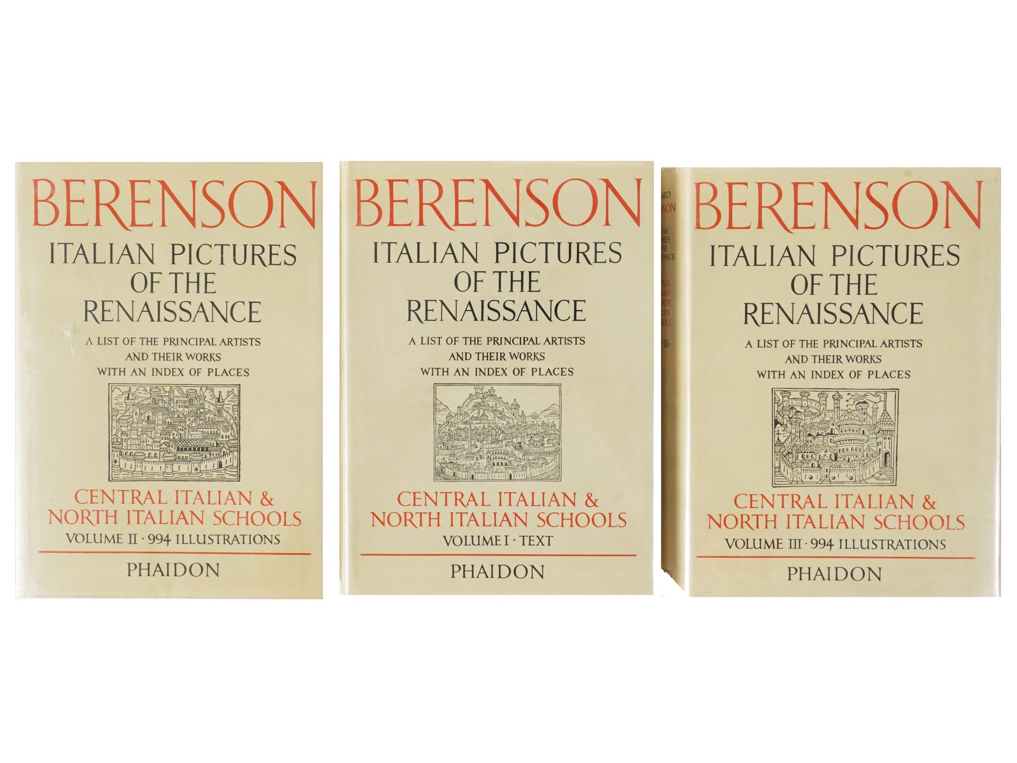 ITALIAN PICTURES OF THE RENAISSANCE BY BERENSON
