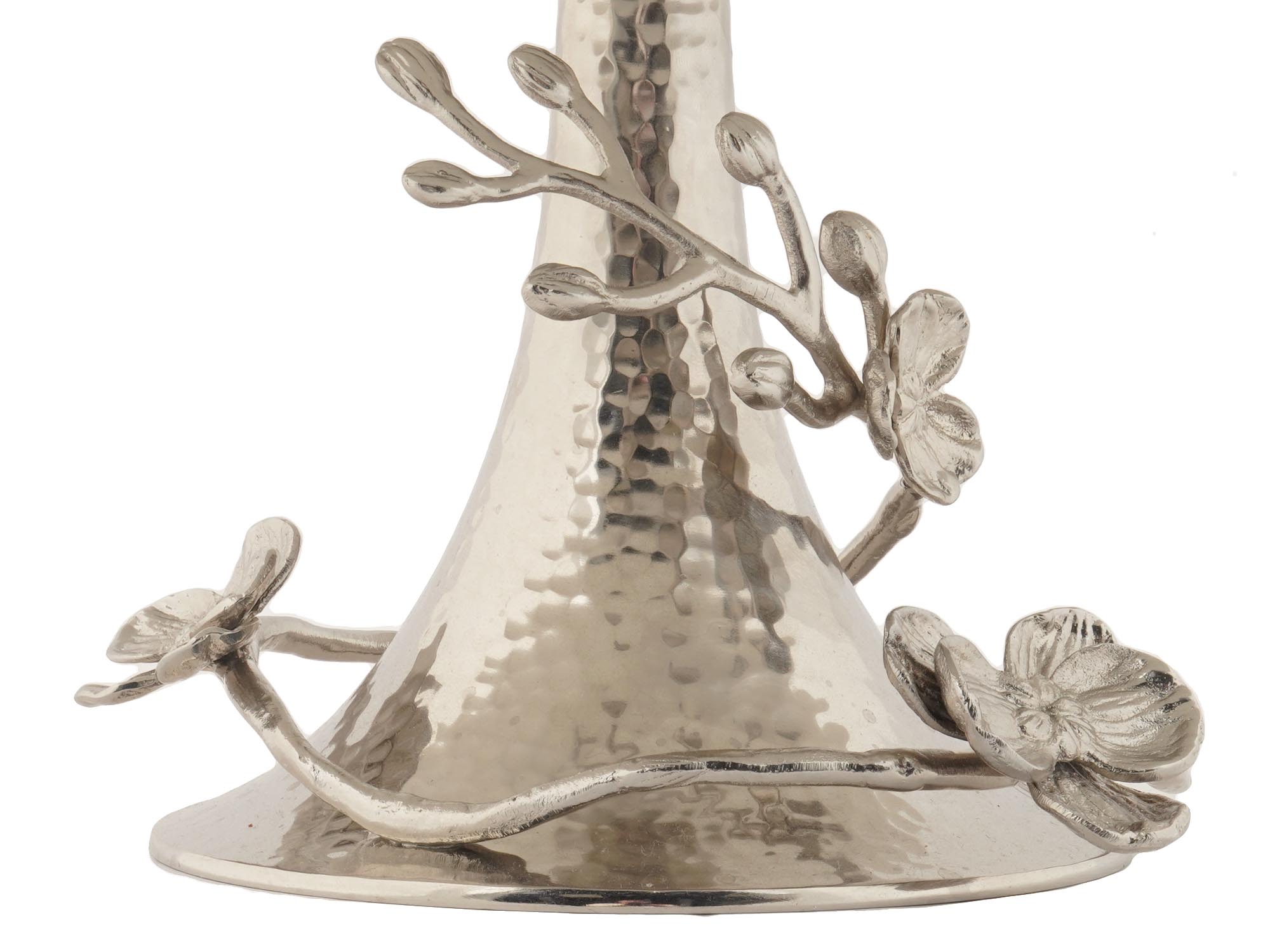 HAMMERED NICKEL PLATED CAKE STAND BY MICHAEL ARAM PIC-2