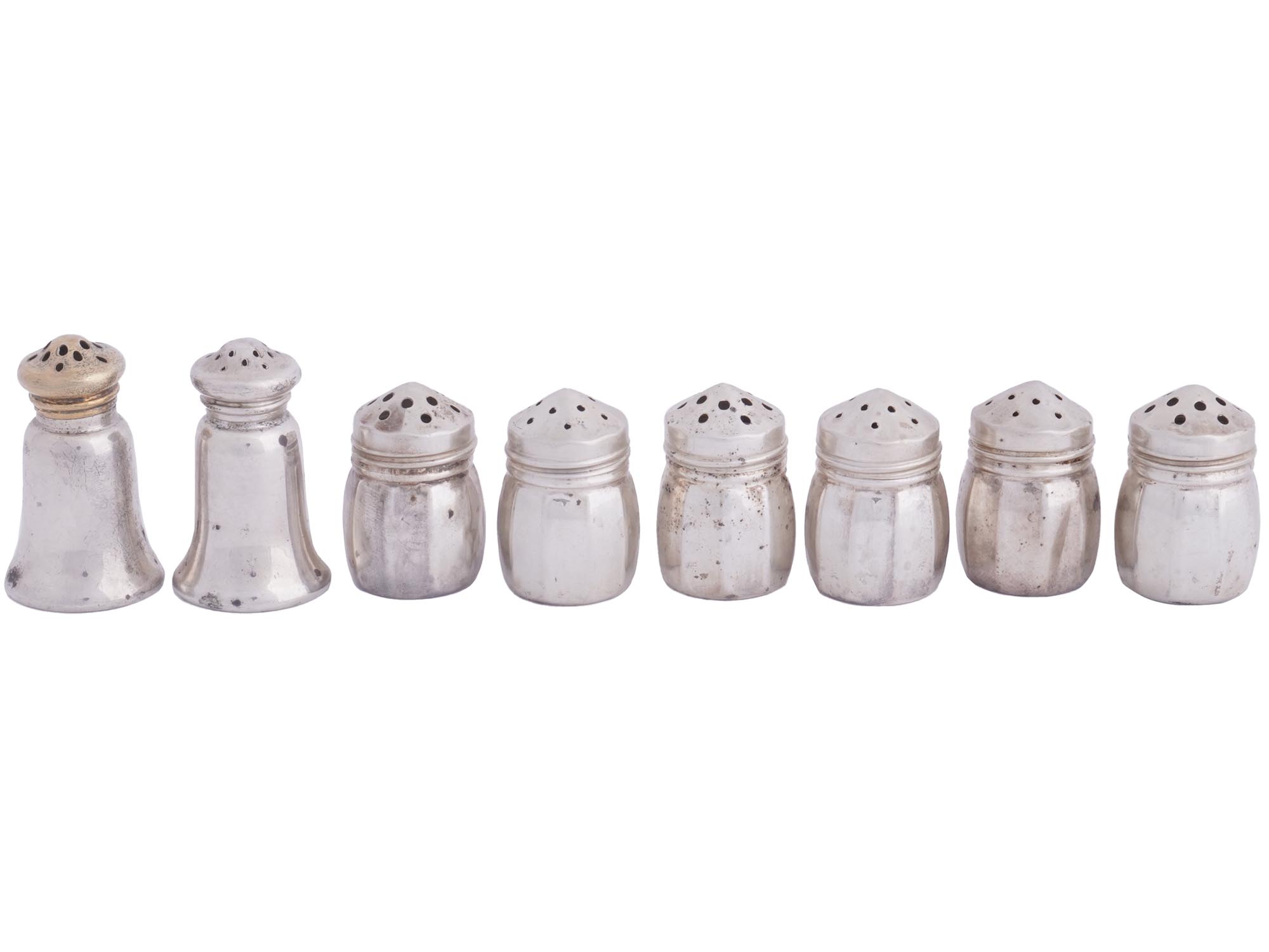 GORHAM STERLING SILVER SALT AND PEPPER SHAKERS PIC-0