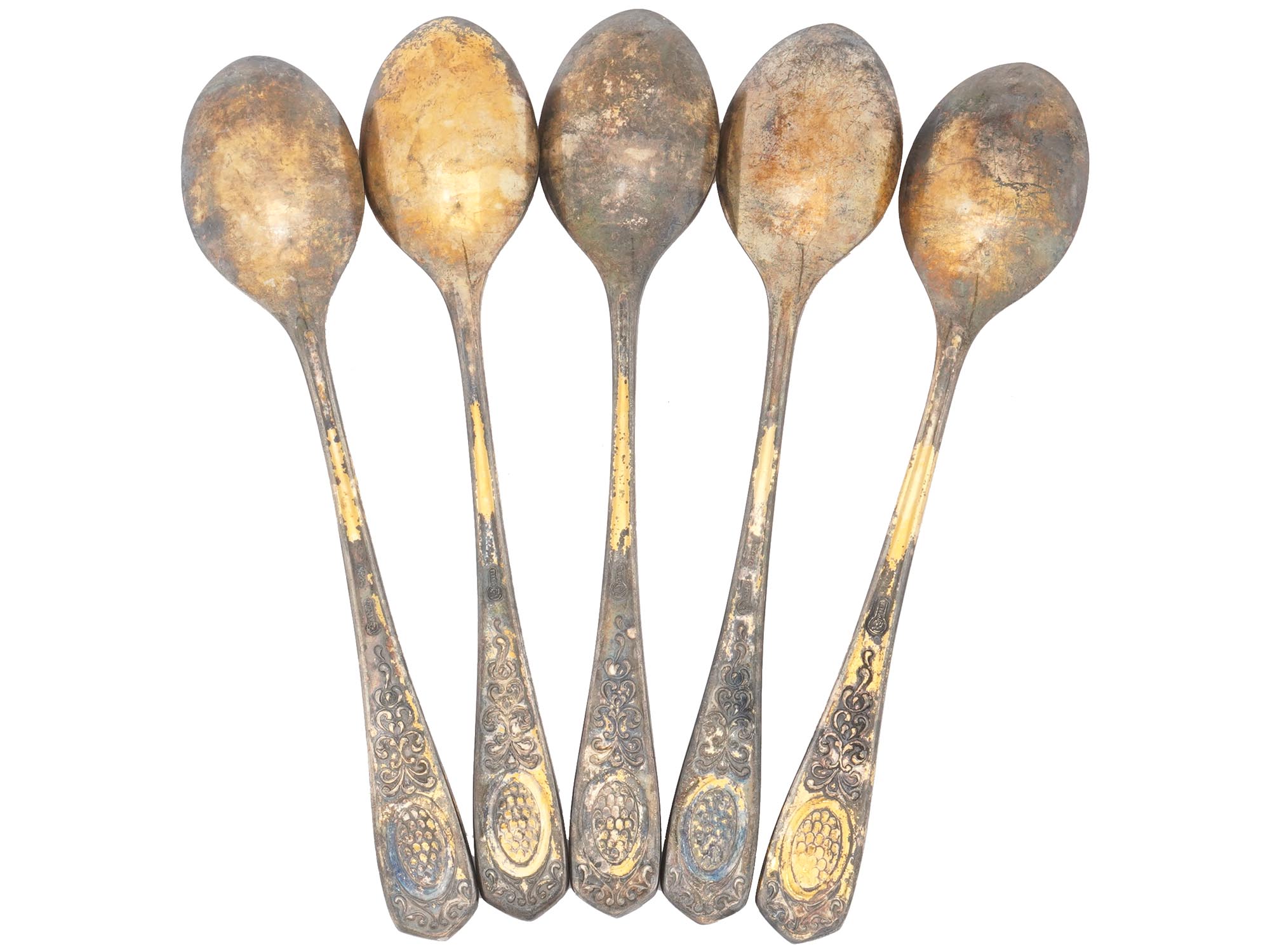 SOVIET NICKEL SILVER AND ONEIDA COMMUNITY SPOONS PIC-6