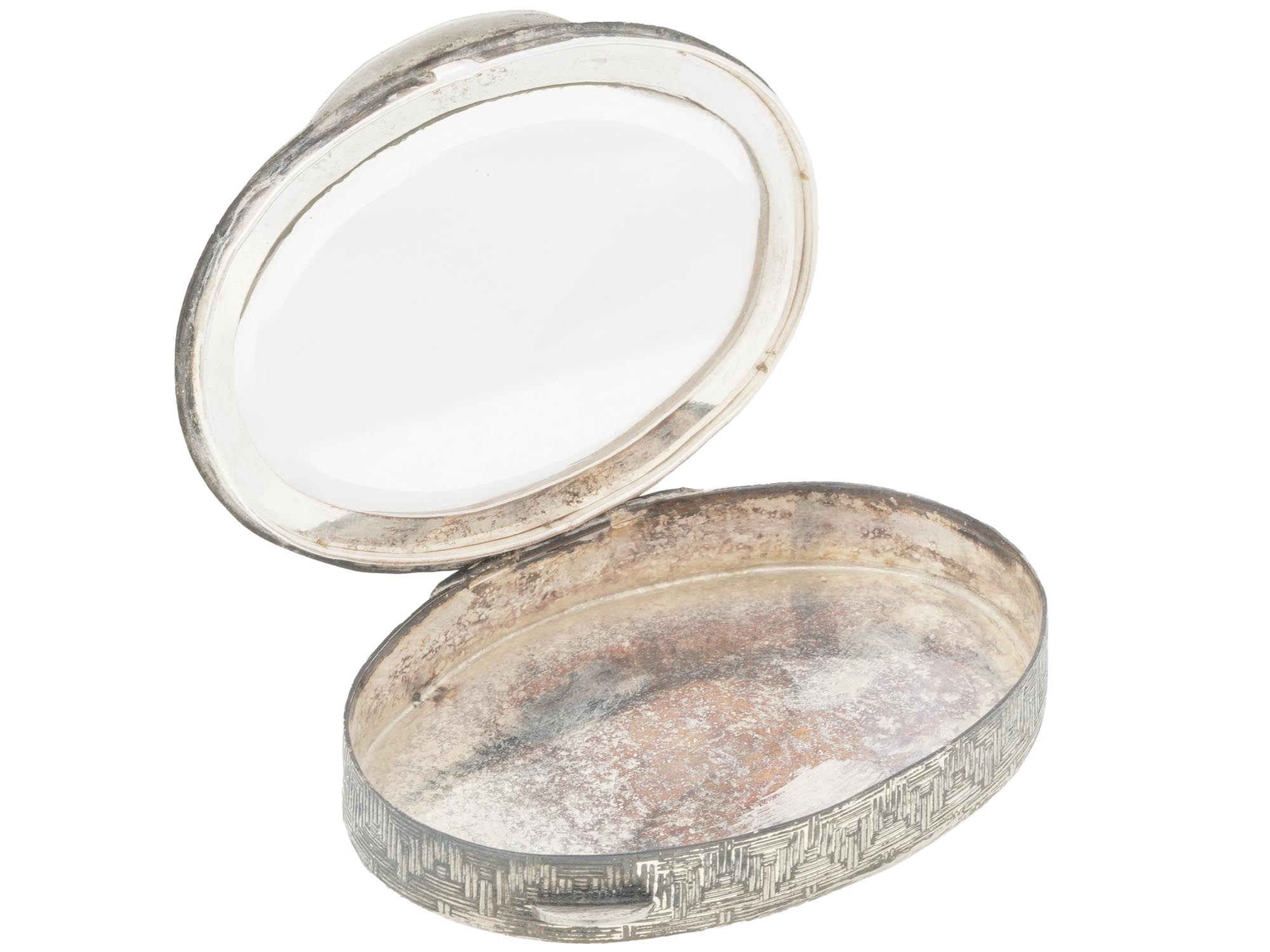 STERLING SILVER COMPACT CASES AND MINIATURE PLATE PIC-5