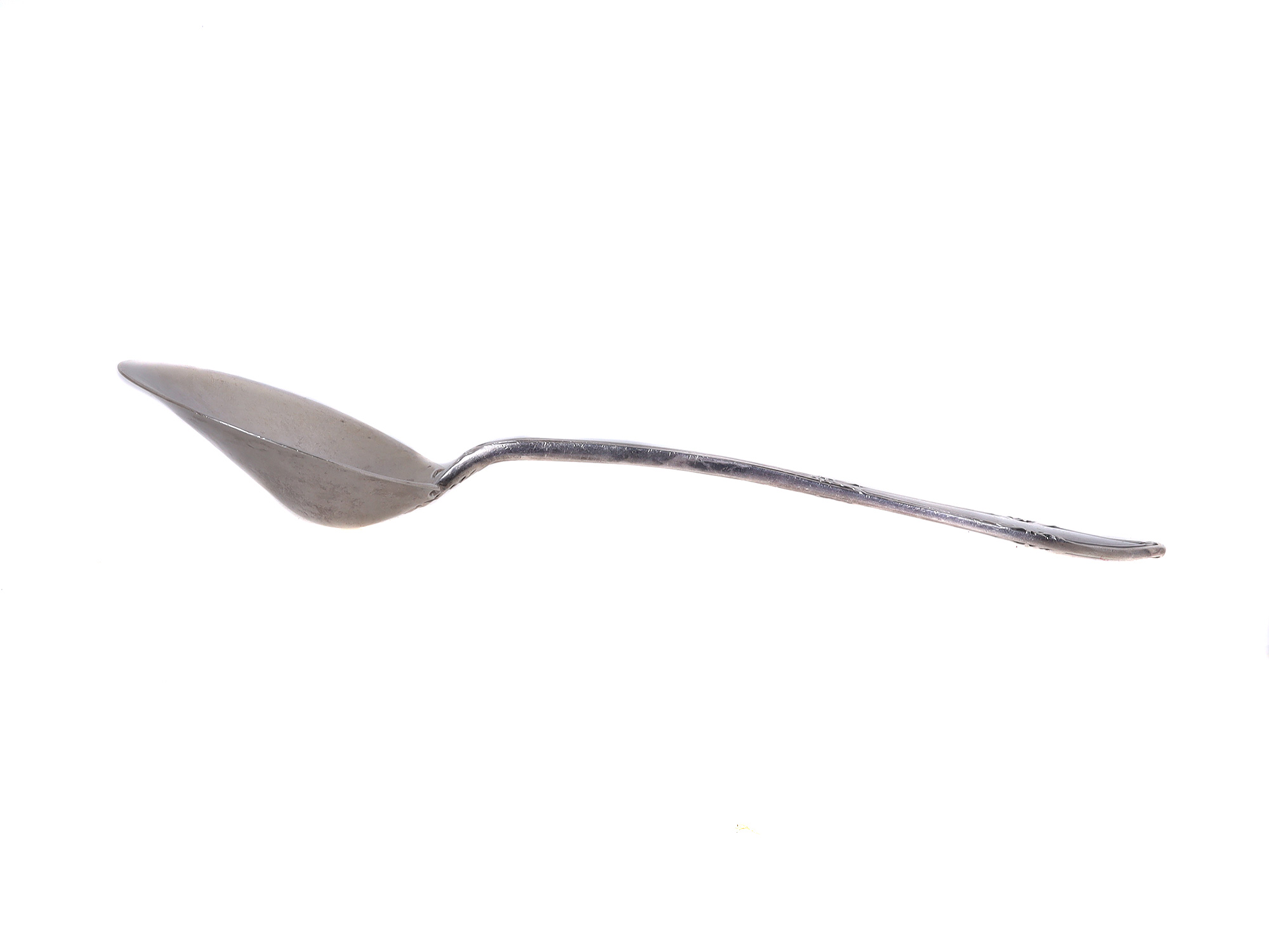 A LARGE RUSSIAN SILVER JAM SPOON BY IVAN KHLEBNIKOV PIC-2