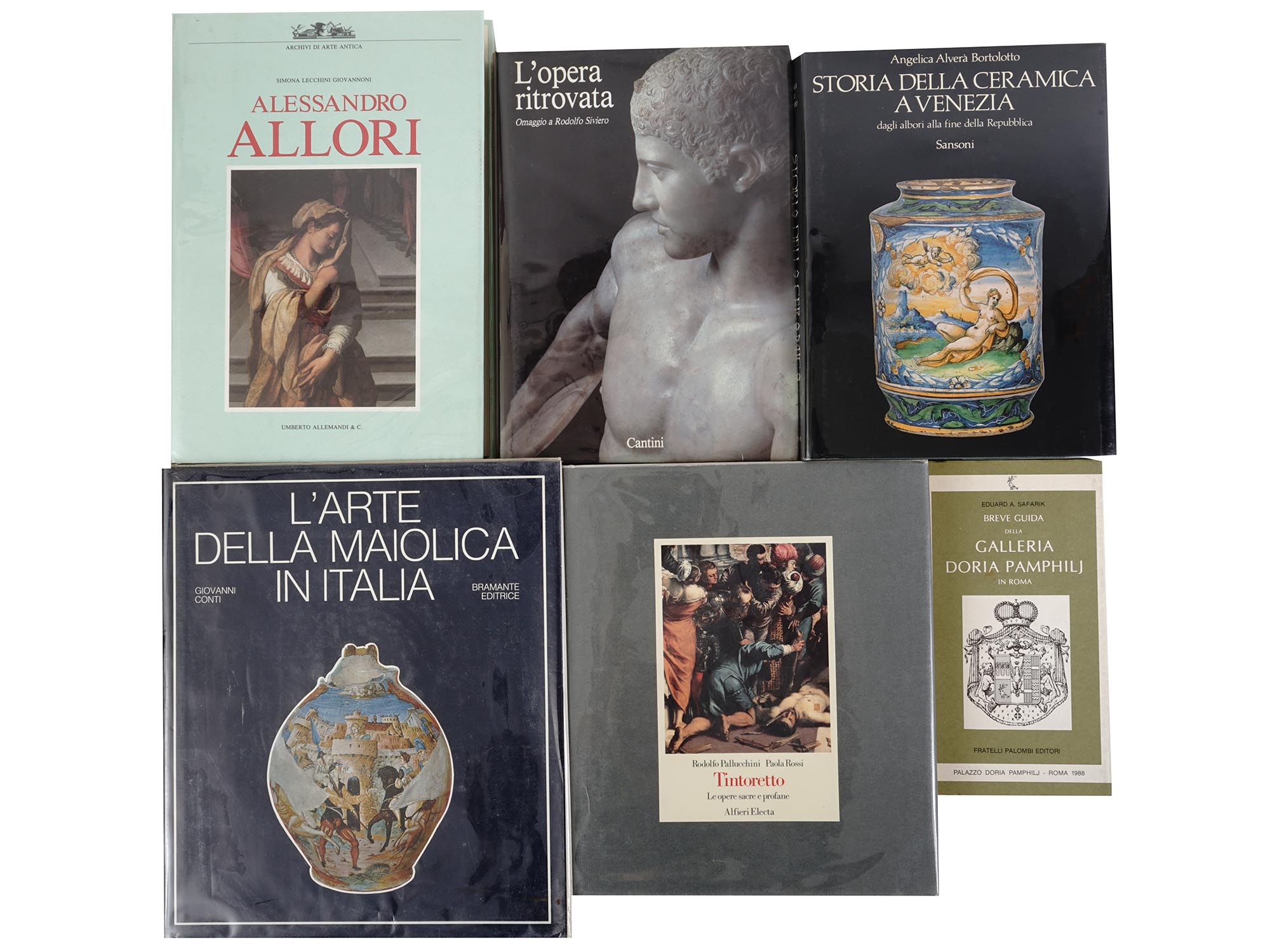 BOOKS AND EXHIBITION CATALOGS ON ITALIAN ART PIC-1