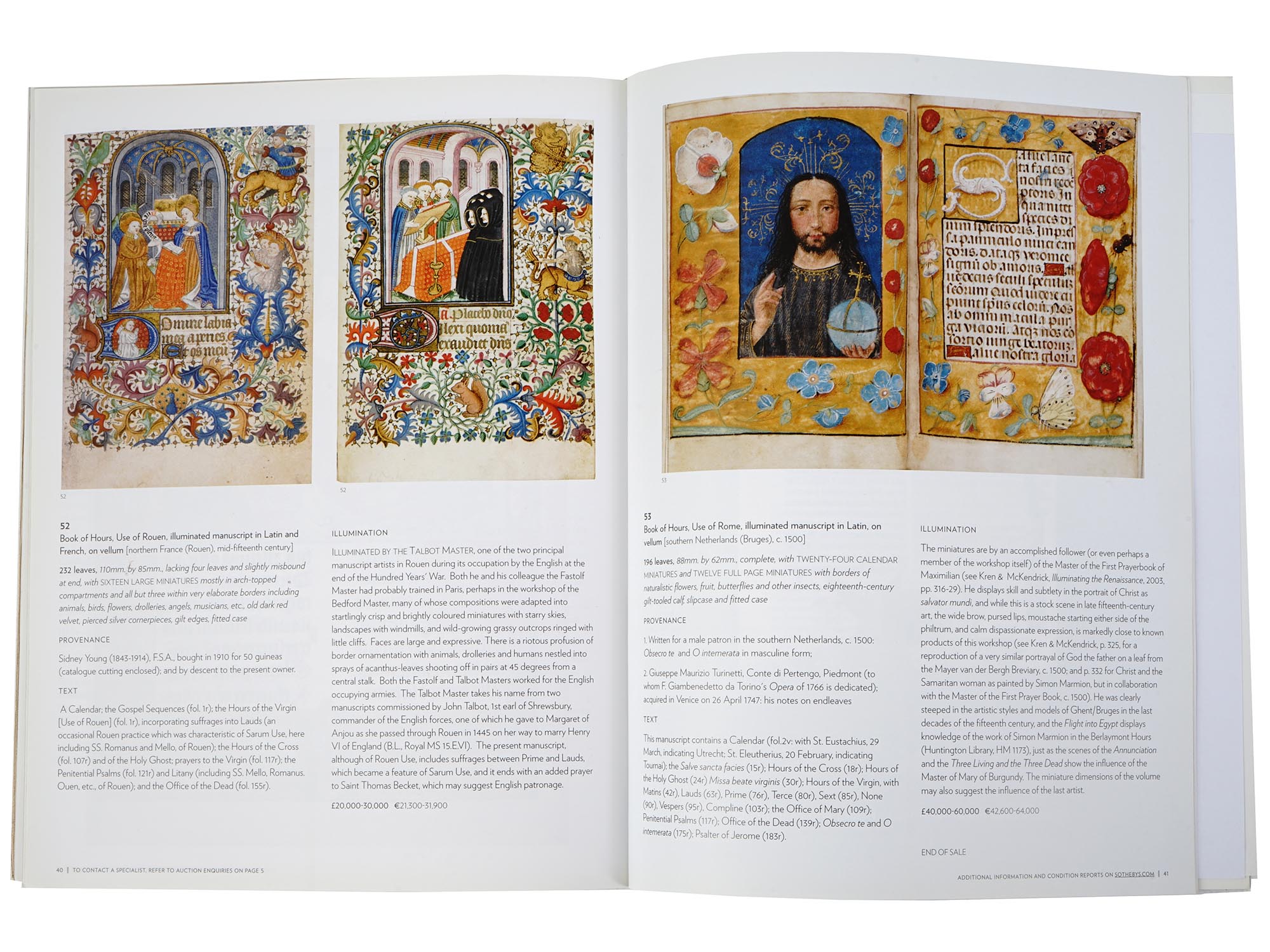 SOTHEBYS AUCTION CATALOGS ON WESTERN MANUSCRIPTS PIC-8