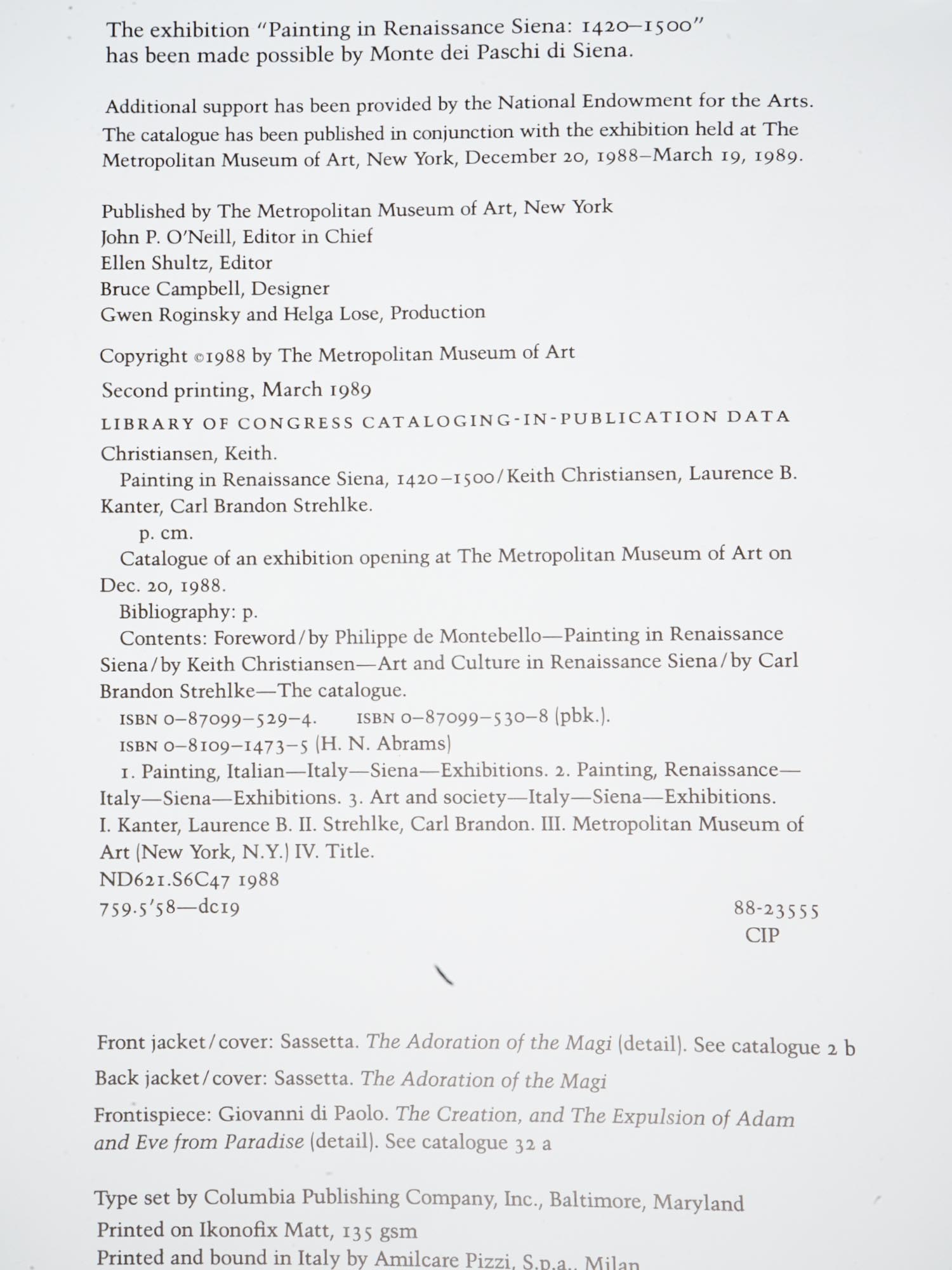 RENAISSANCE ART EXHIBITION CATALOGS AND ALBUMS PIC-8