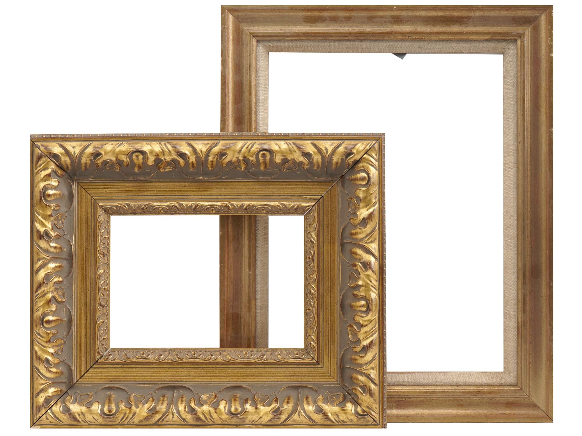 ORNATE AND PLEIN AIR GILT WOODEN PICTURE FRAMES PIC-0