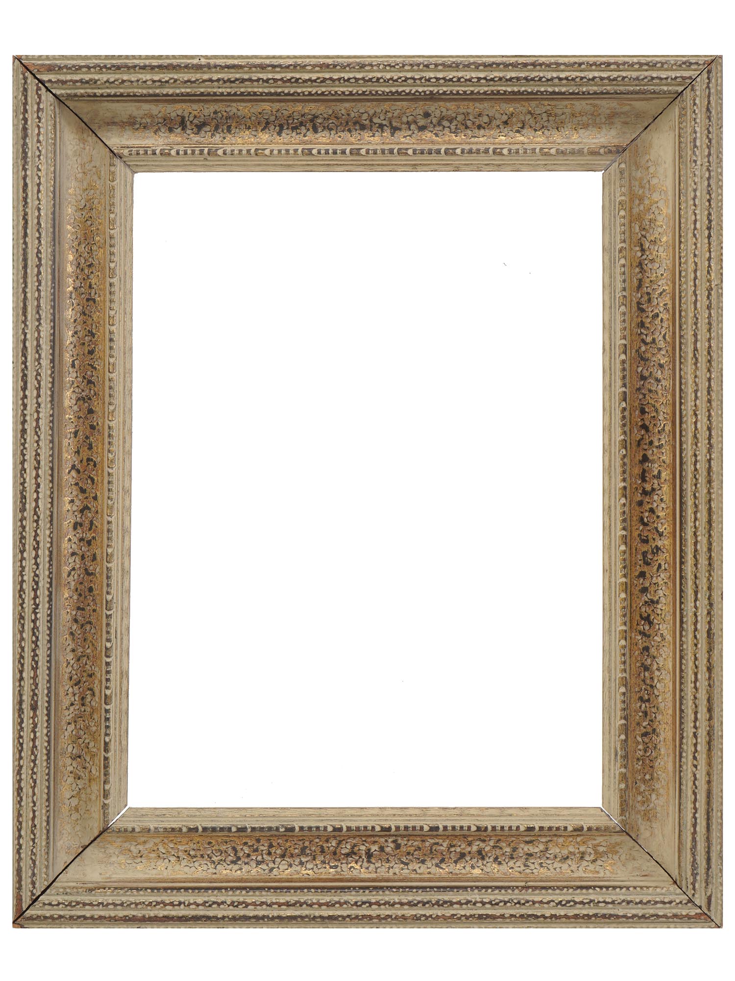 ANTIQUE CONTINENTAL CARVED PATINATED WOOD FRAMES PIC-2