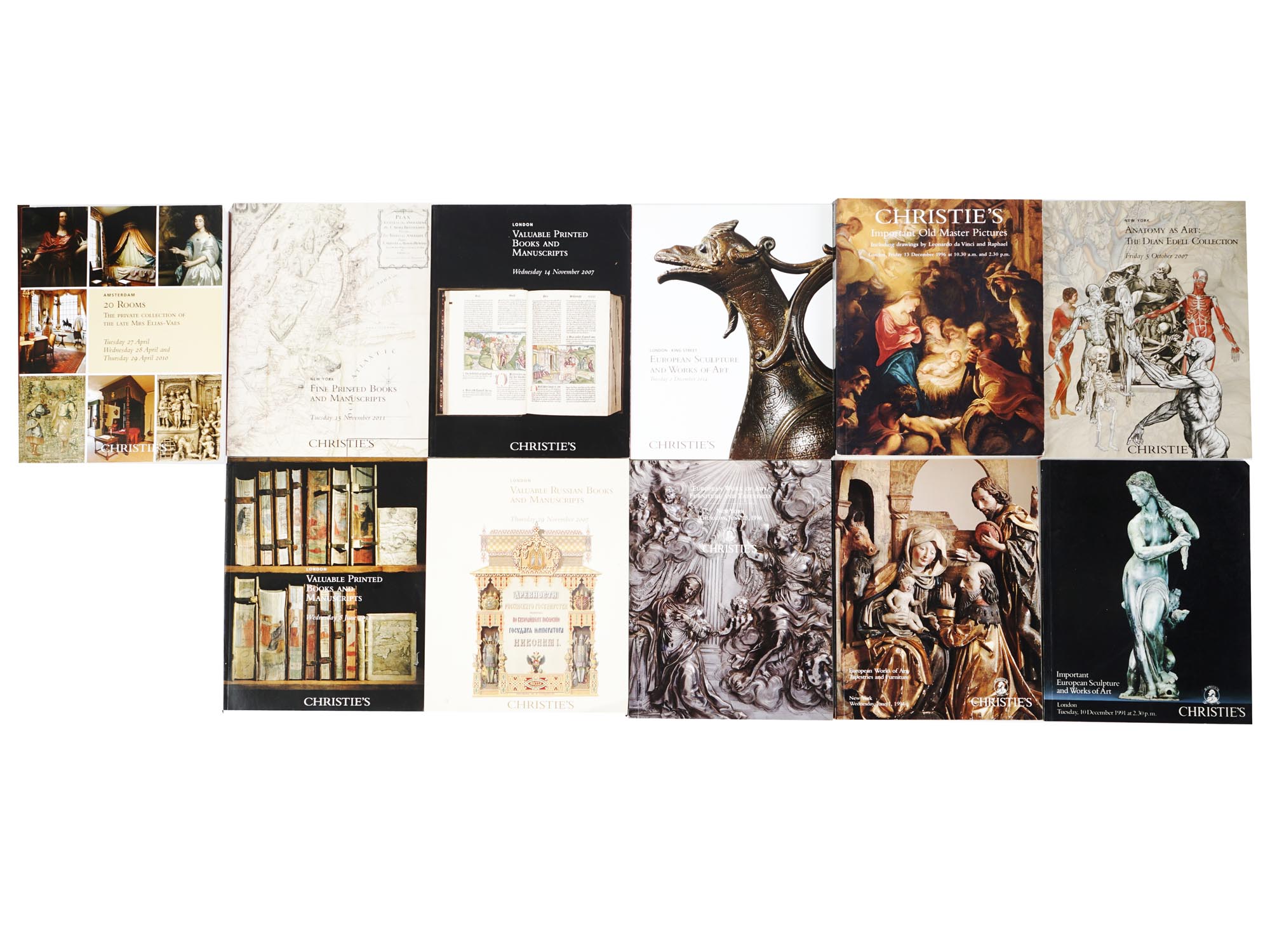 CHRISTIES AUCTION CATALOGUES ART AND MANUSCRIPTS PIC-0