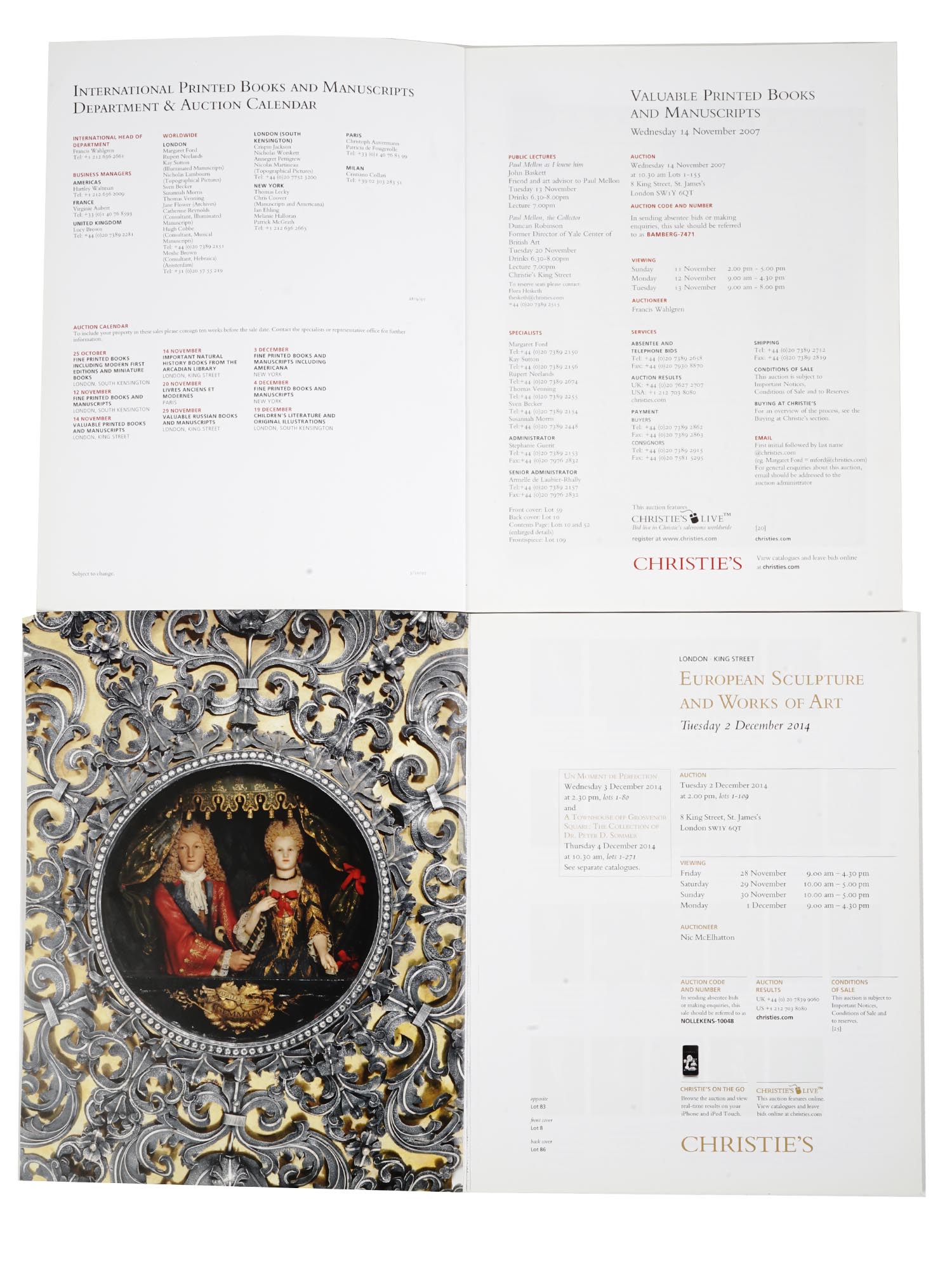 CHRISTIES AUCTION CATALOGUES ART AND MANUSCRIPTS PIC-3