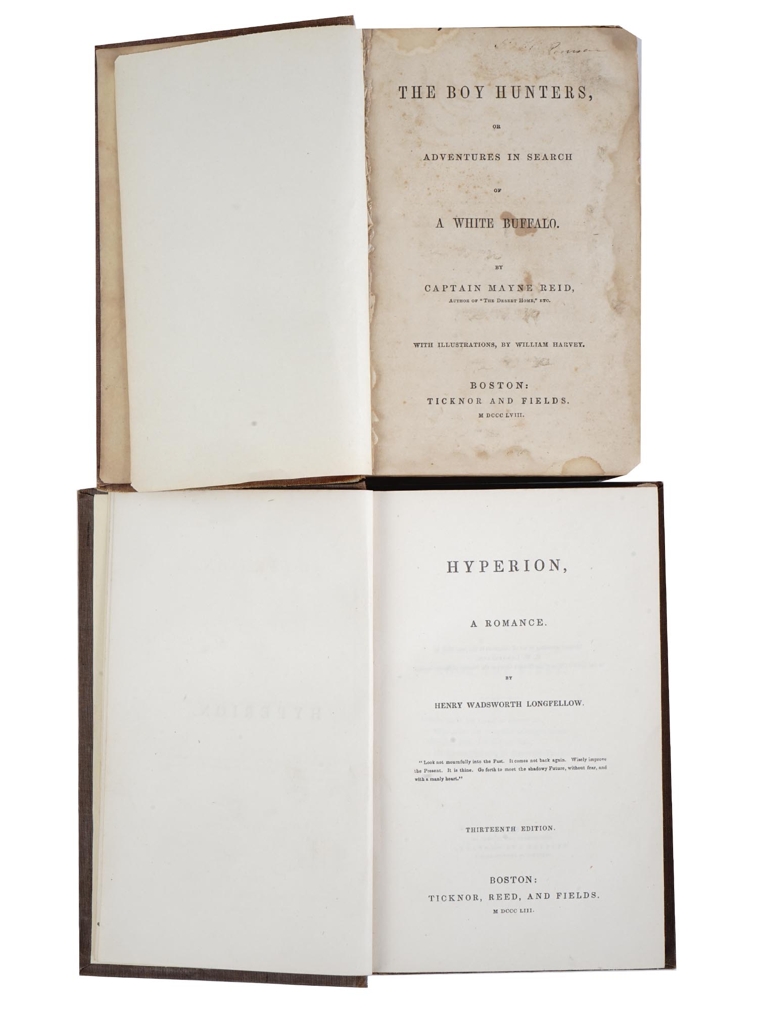 ANTIQUE 19TH C NOVELS BOOKS WITH AUTOGRAPHS PIC-3