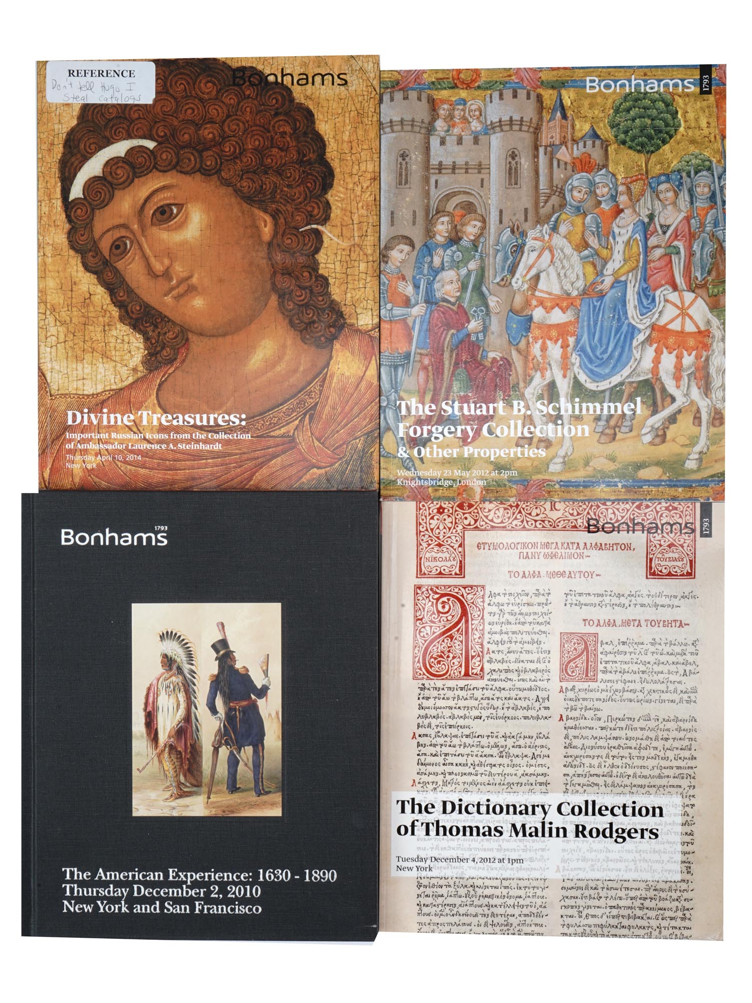 BONHAMS AUCTION CATALOGUES ICONS AND APPLIED ARTS PIC-0