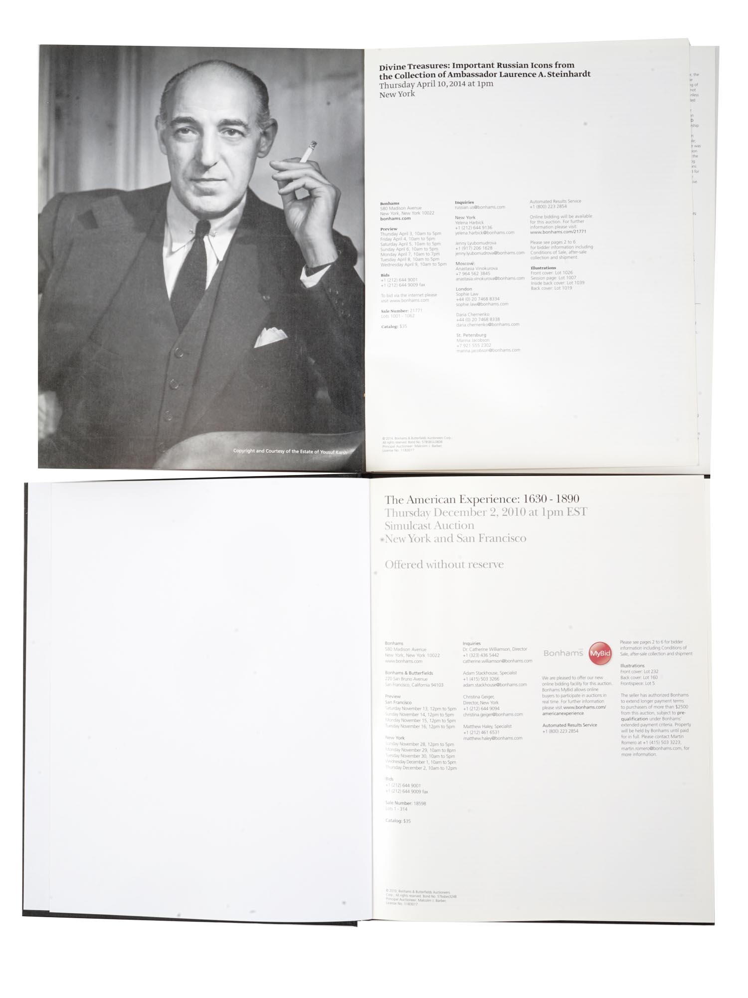 BONHAMS AUCTION CATALOGUES ICONS AND APPLIED ARTS PIC-3