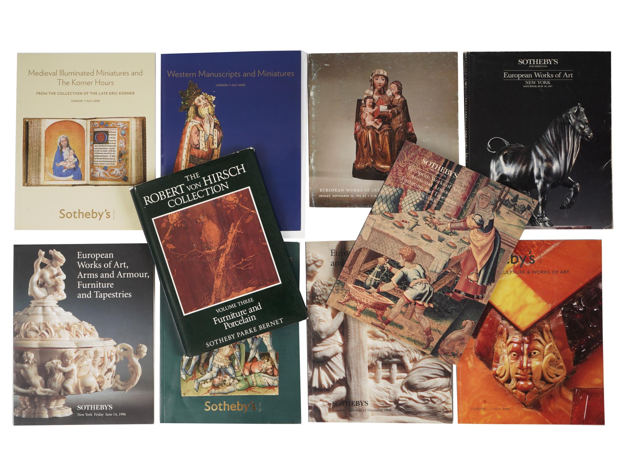 SOTHEBYS AUCTION CATALOGUES ARTS AND MANUSCRIPTS