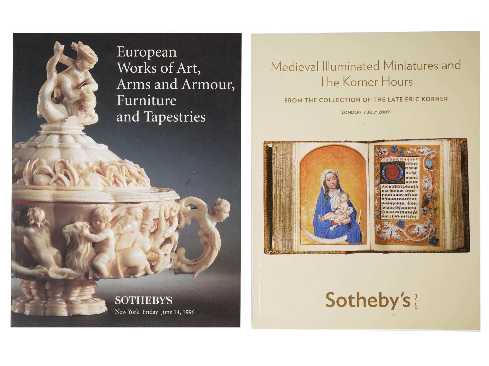 SOTHEBYS AUCTION CATALOGUES ARTS AND MANUSCRIPTS PIC-1