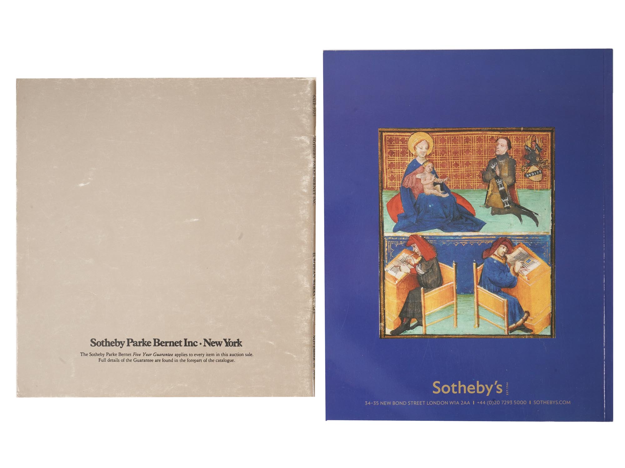 SOTHEBYS AUCTION CATALOGUES ARTS AND MANUSCRIPTS PIC-9