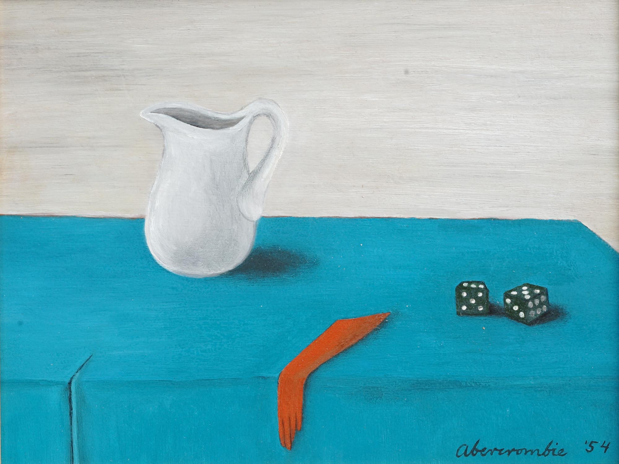 SURREALISTIC OIL PAINTING BY GERTRUDE ABERCROMBIE PIC-1
