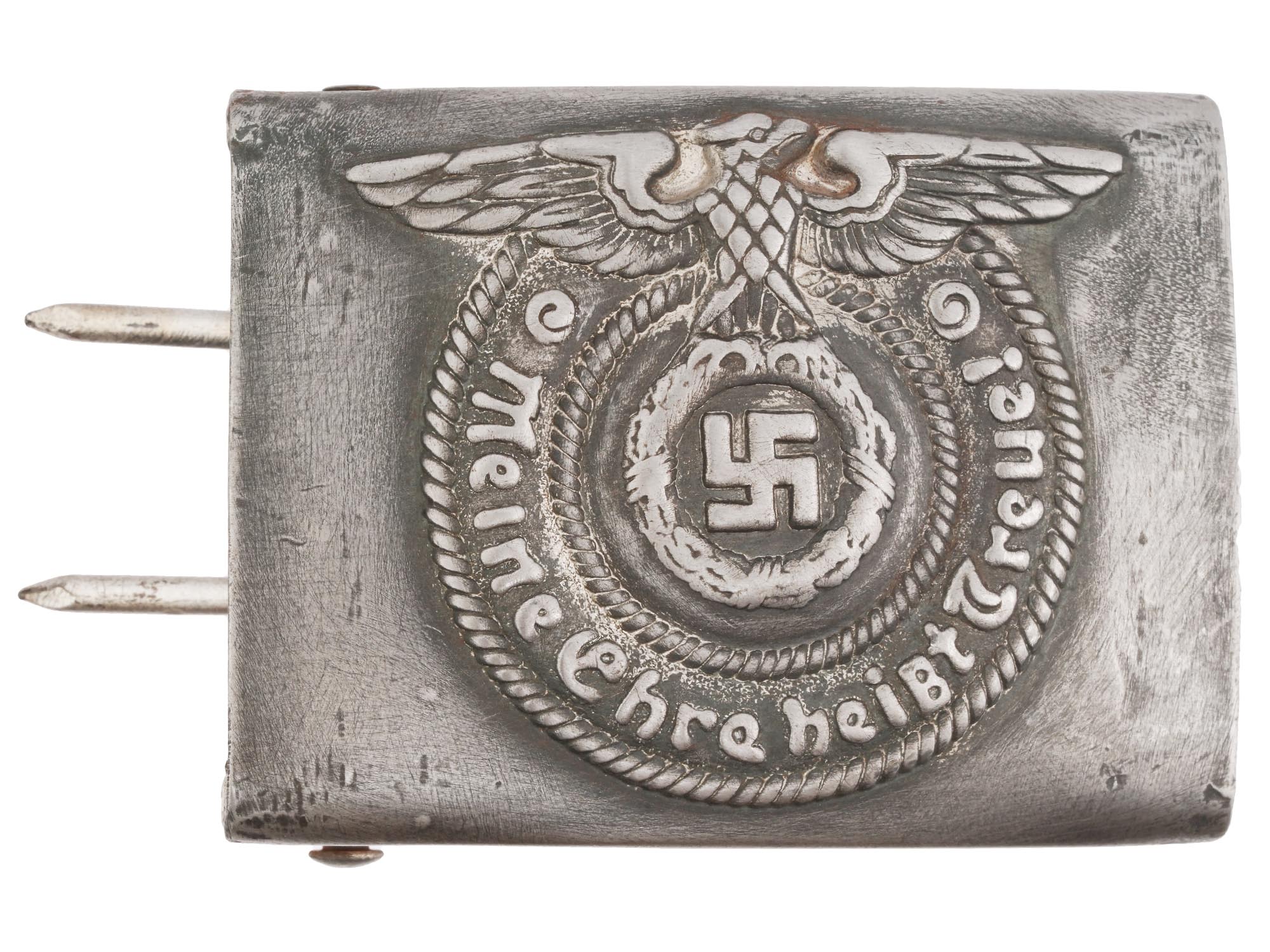 WWII NAZI GERMAN WAFFEN SS REPRO BELT BUCKLE PIC-1