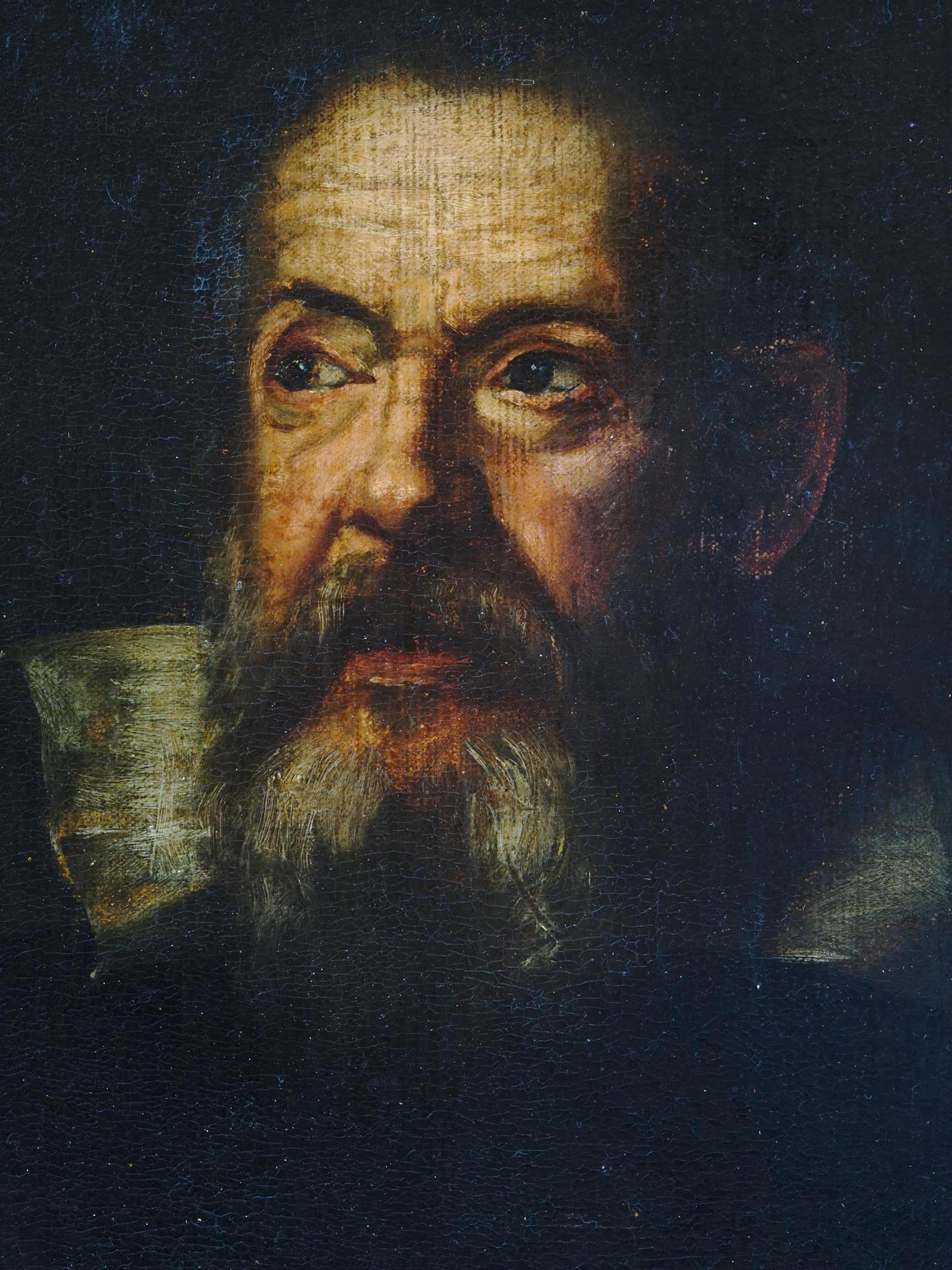 ANTIQUE PAINTING OF GALILEO AFTER SUSTERMANS PIC-1